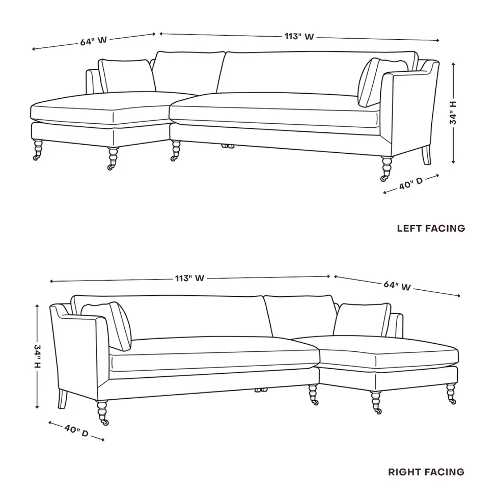Rowe Furniture Madeline Sectional ~ Available To Custom Order In All Fabrics and Configurations - Image 11