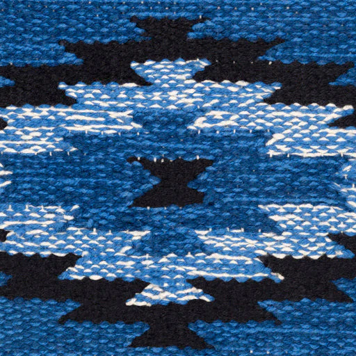 Surya Miriam Rustic Modern Hand Woven Fabric Bench With Black Metal Base MAM-001 - Image 7