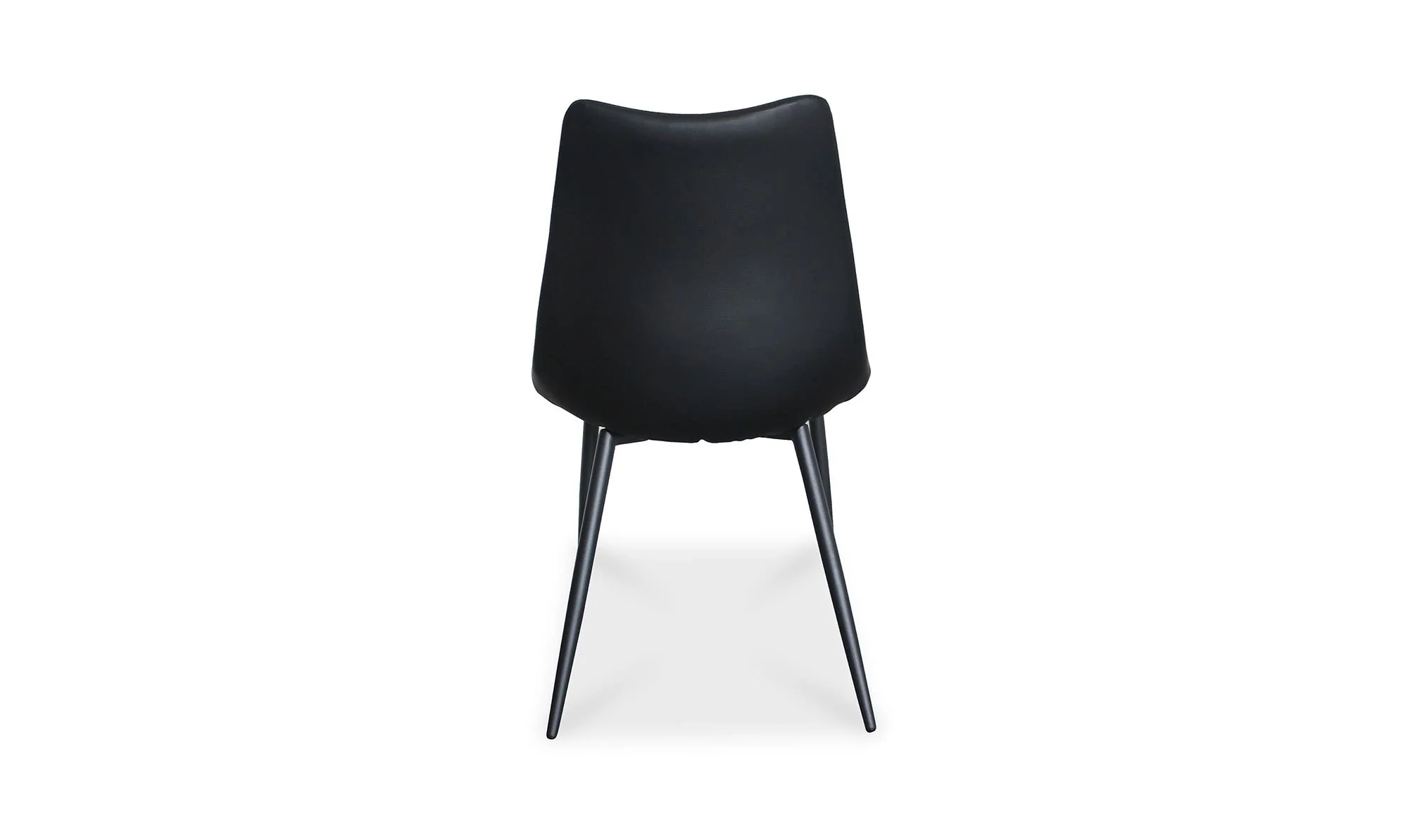Moe's Home Alibi Dining Chair Matte Black - Set Of Two - Image 5
