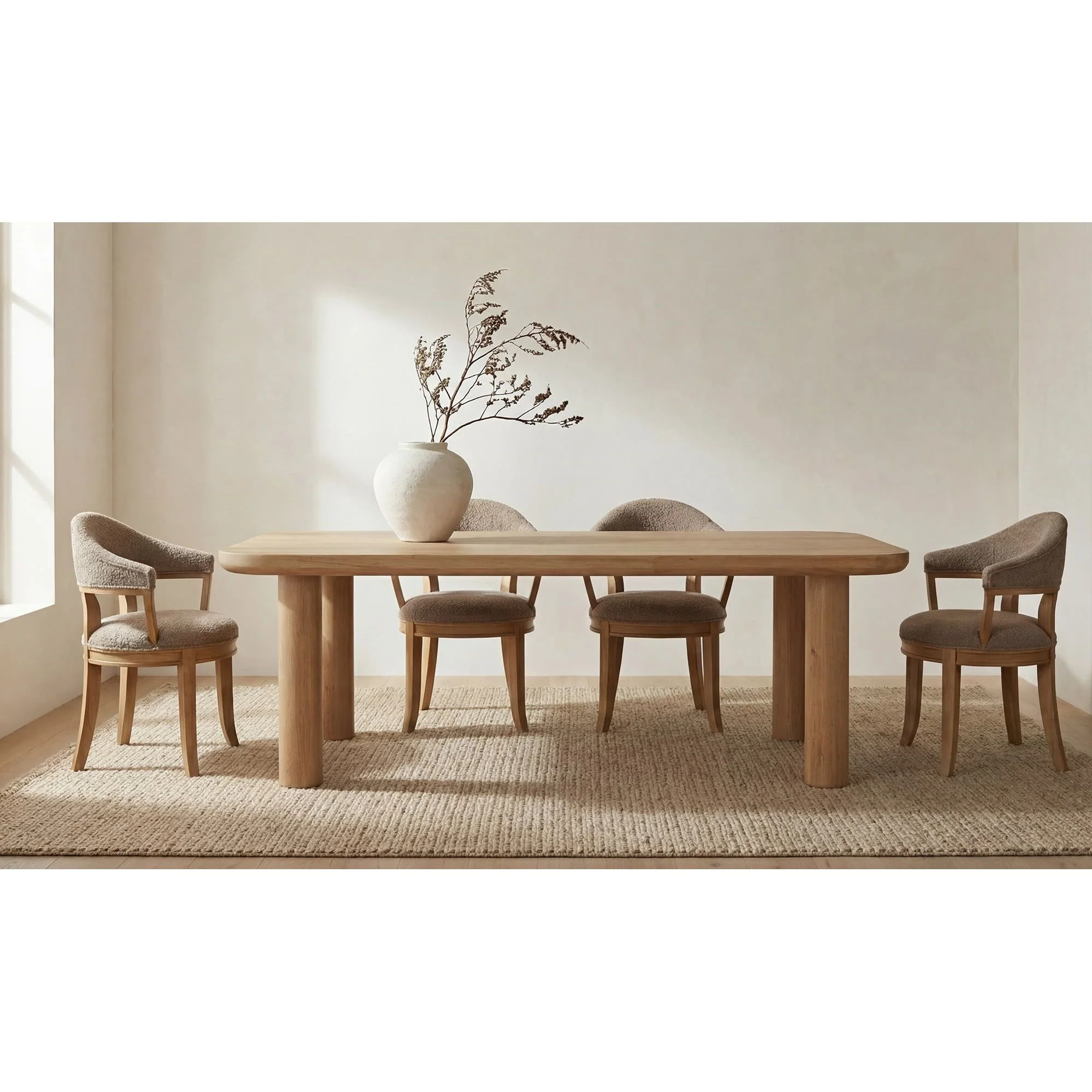 Moe's Home Anders Dining Table Large Natural - Image 2