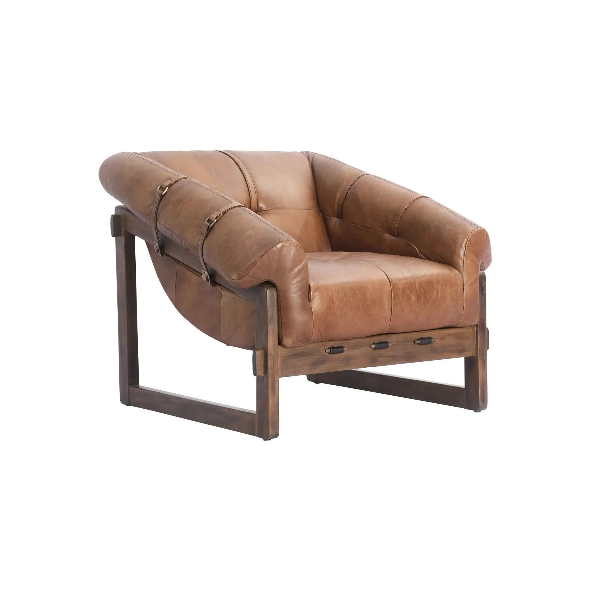 Moe's Home Collection Bellos Leather Accent Chair - Image 6