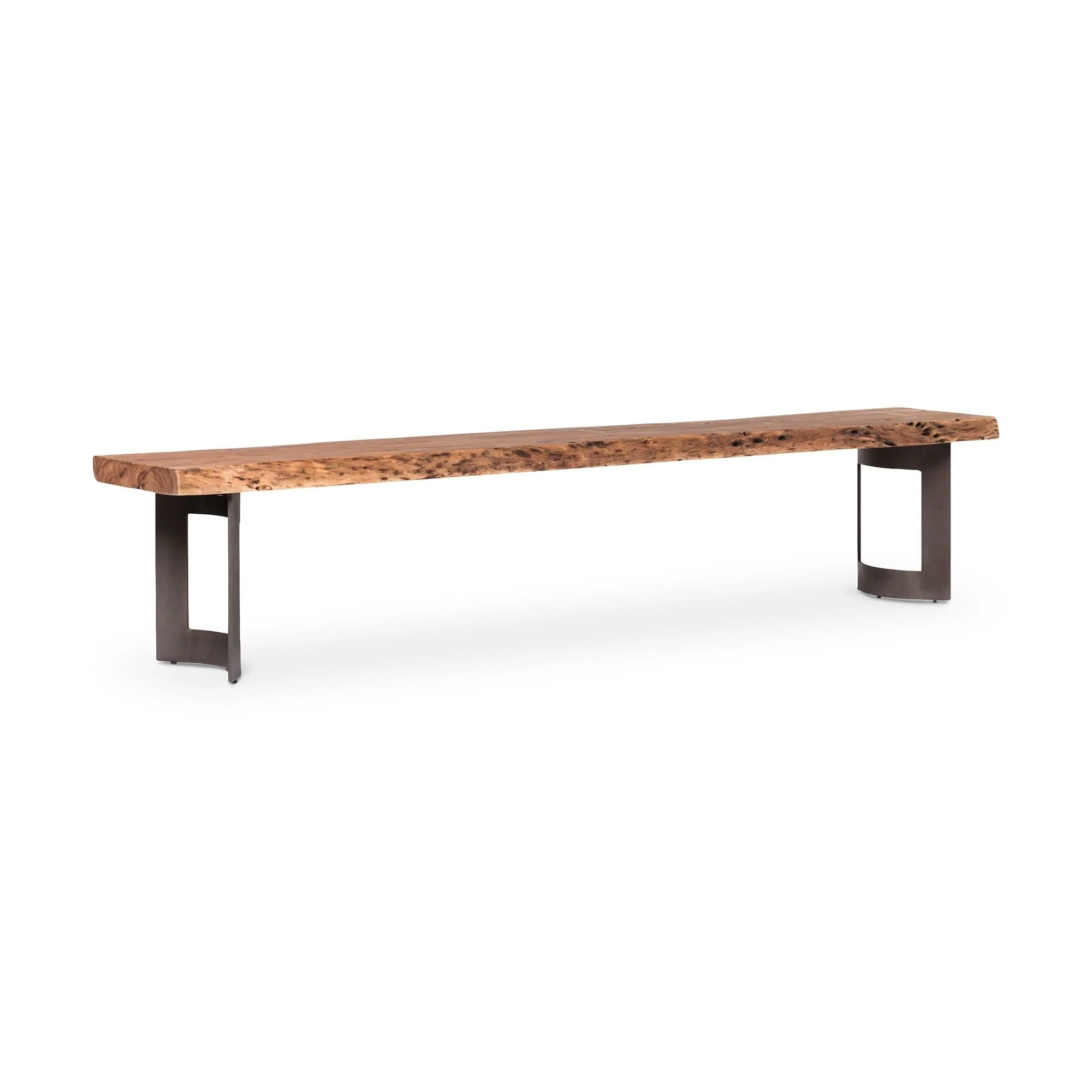 Moe's Home Bent Bench Large Brown - Image 5