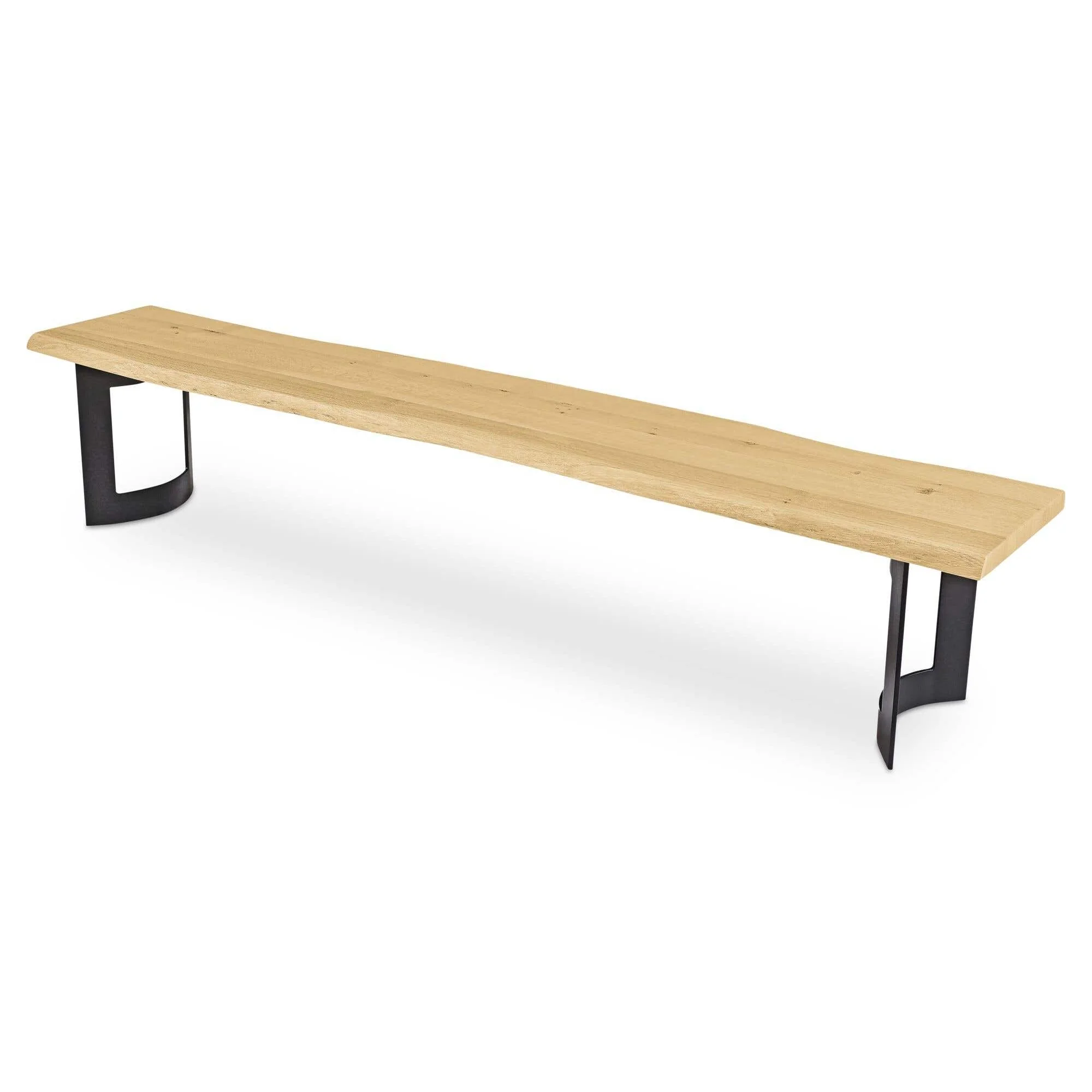 Moe's Home Bent Bench Small Oak - Image 4