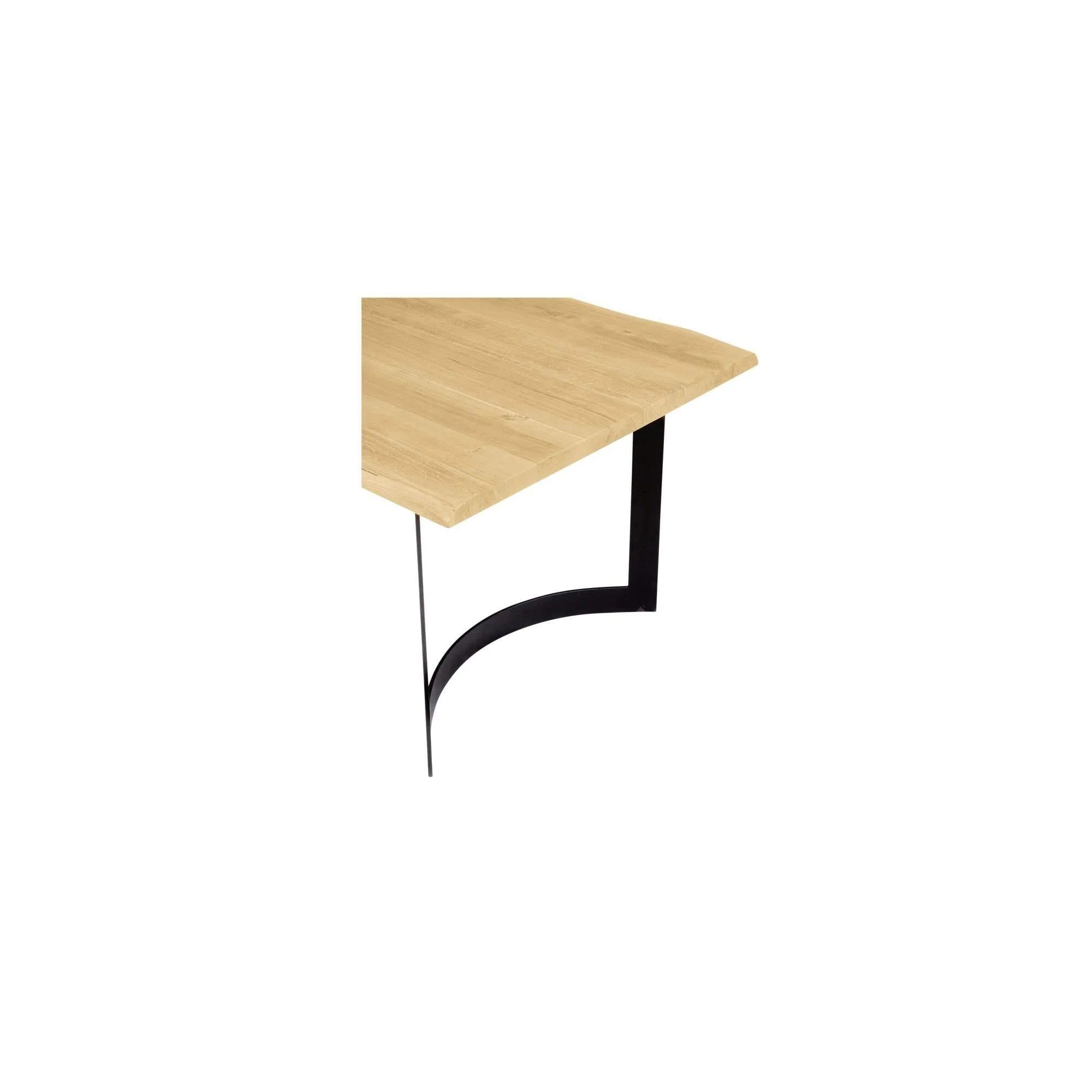 Moe's Home Bent Dining Table Extra Small Oak - Image 8