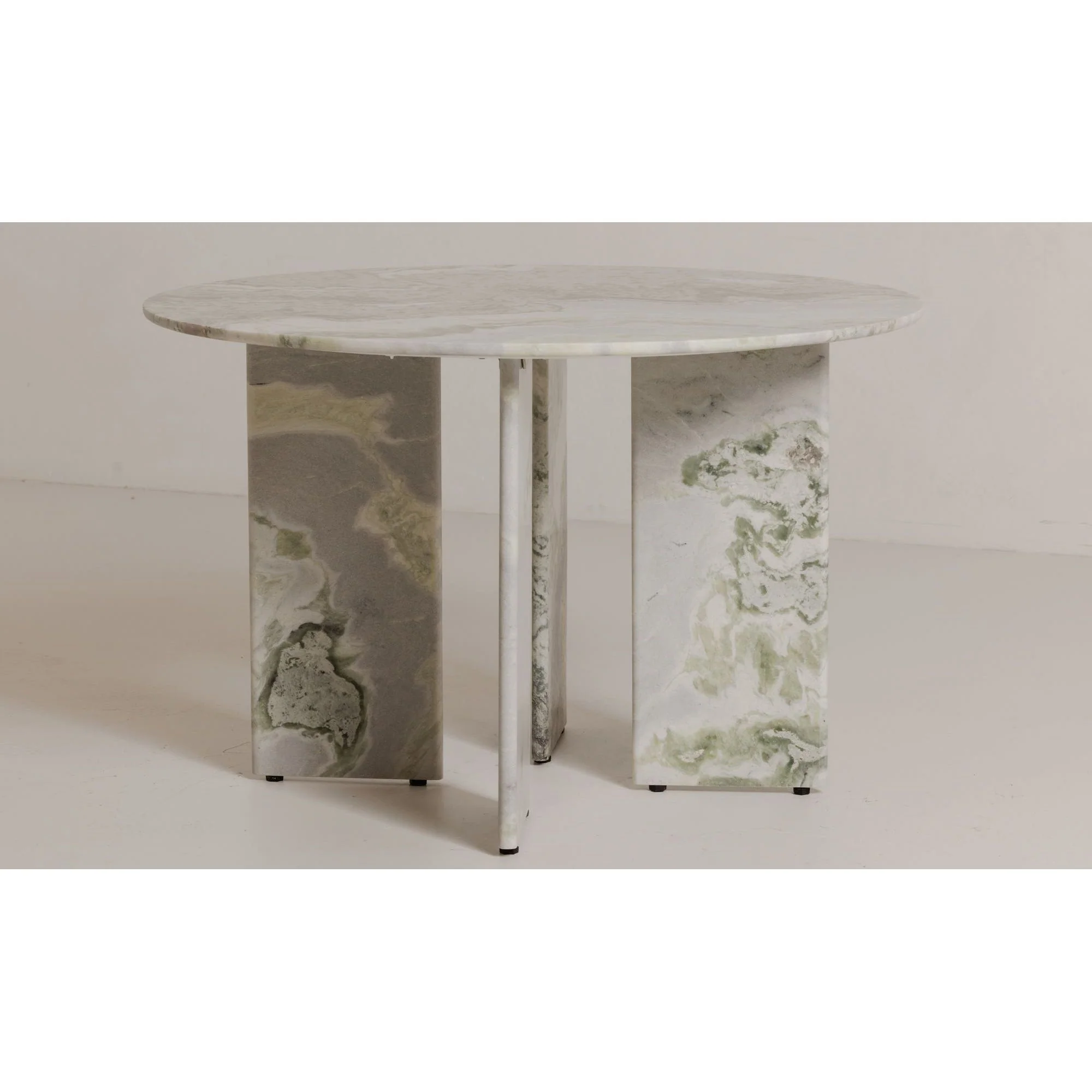 Moe's Home Celia Round Dining Table Green Onyx Marble - Image 3