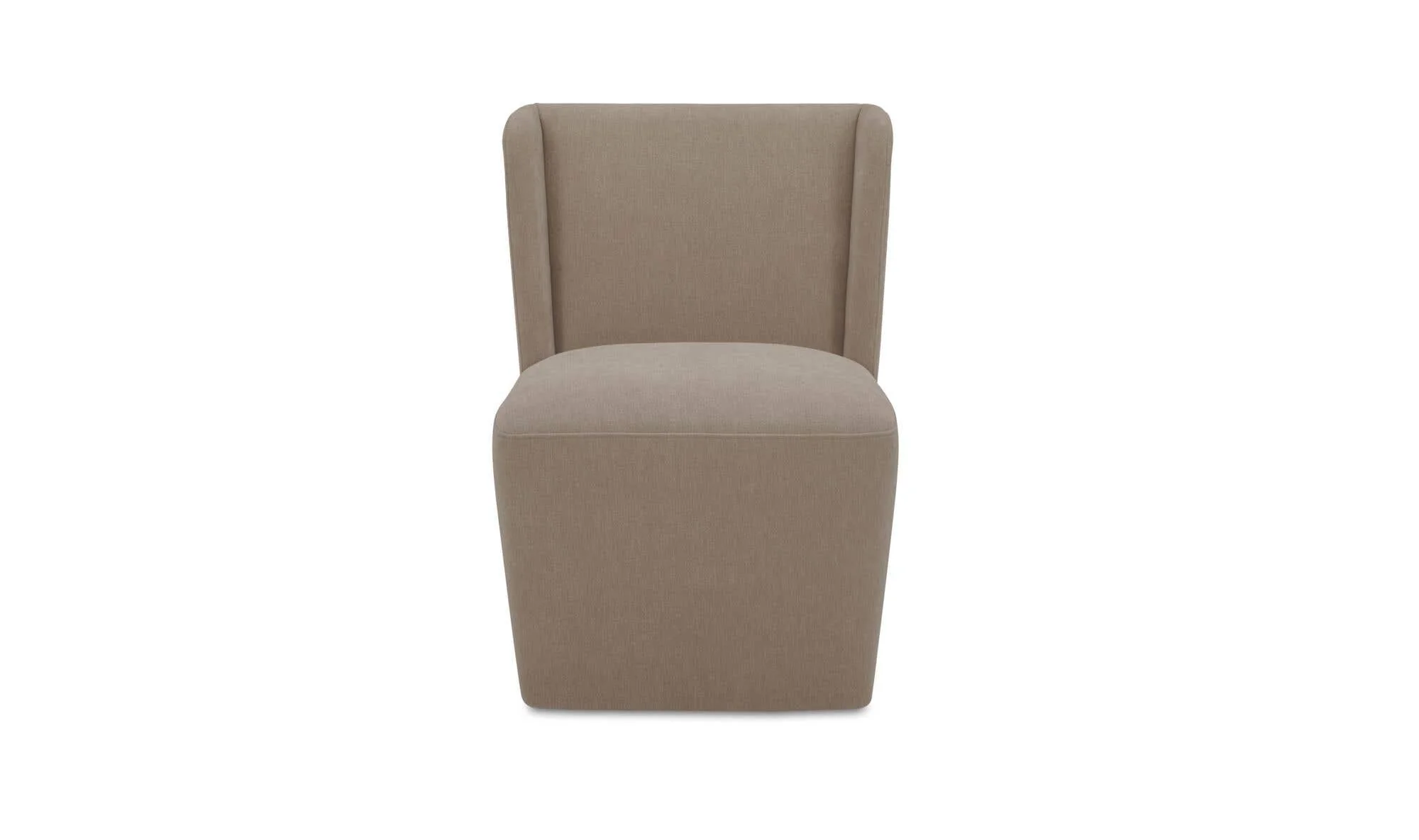 Moe's Home Cormac Rolling Dining Chair Warm Sand