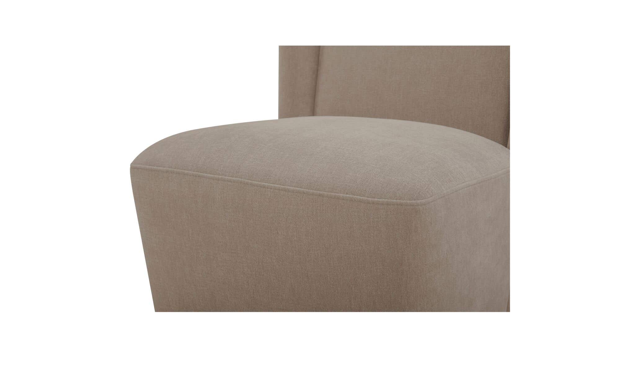 Moe's Home Cormac Rolling Dining Chair Warm Sand - Image 8