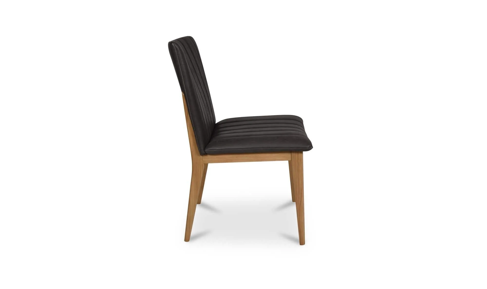 Moe's Home Demi Dining Chair Brown Leather-Set of Two - Image 11