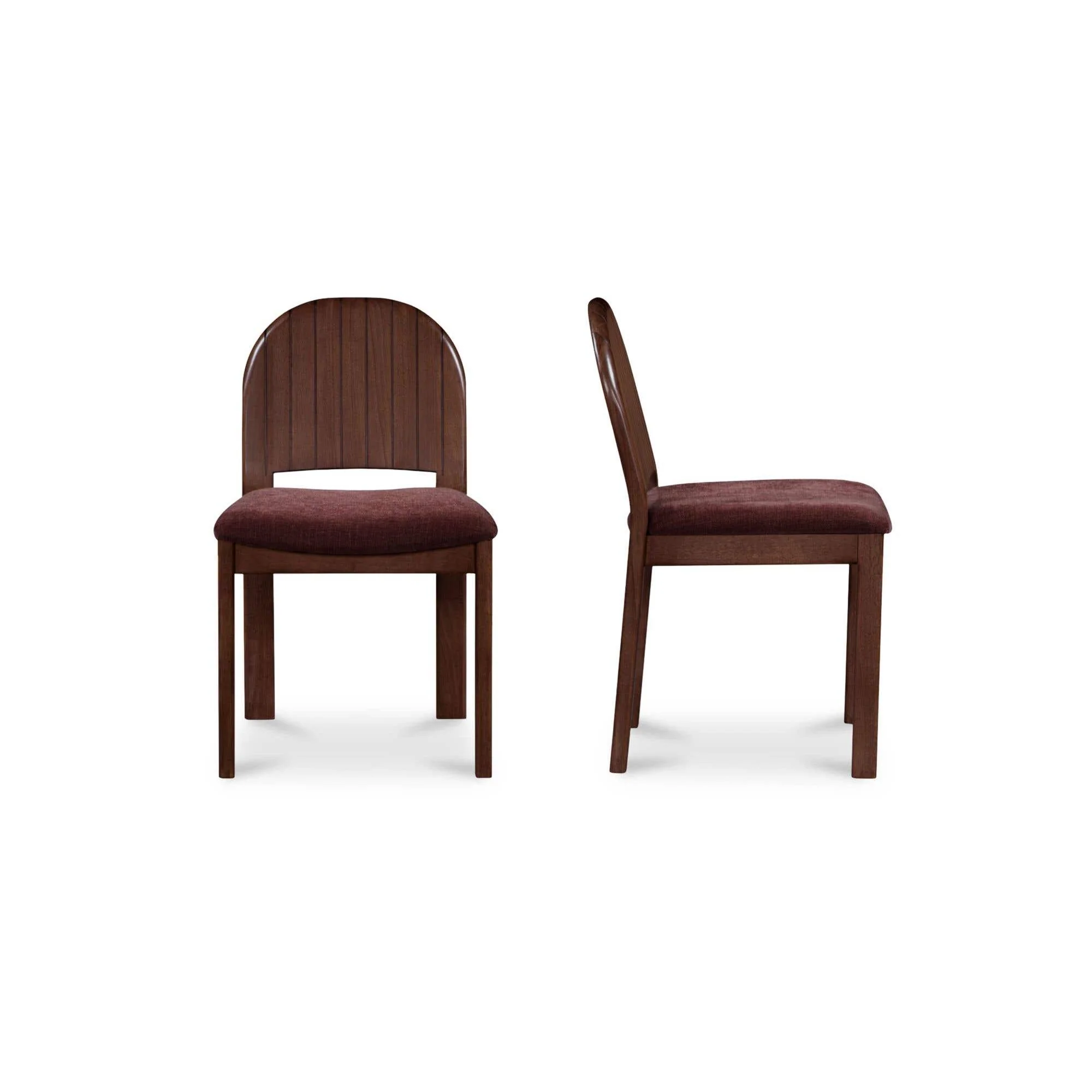 Moe's Home Emil Dining Chair Berry-Set of Two - Image 4