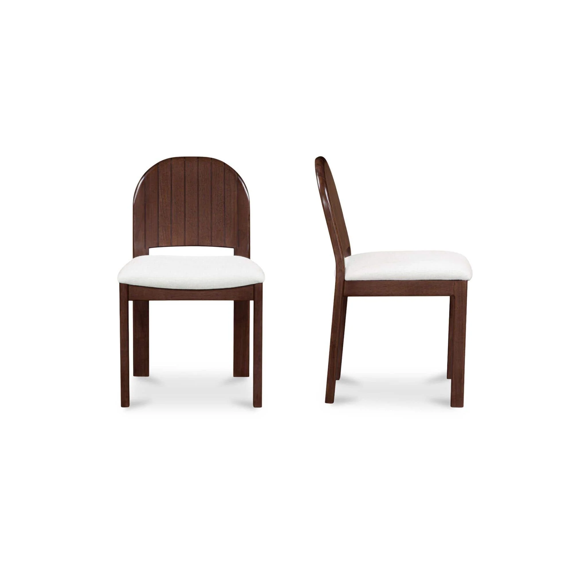Moe's Home Emil Dining Chair Cream-Set of Two - Image 3