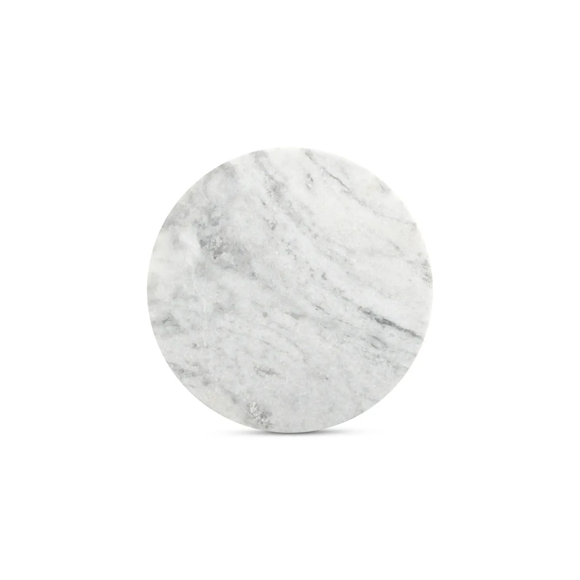 Moe's Home Collection Evelyn Ashen Gray Matrix Marble Accent Table - Image 8