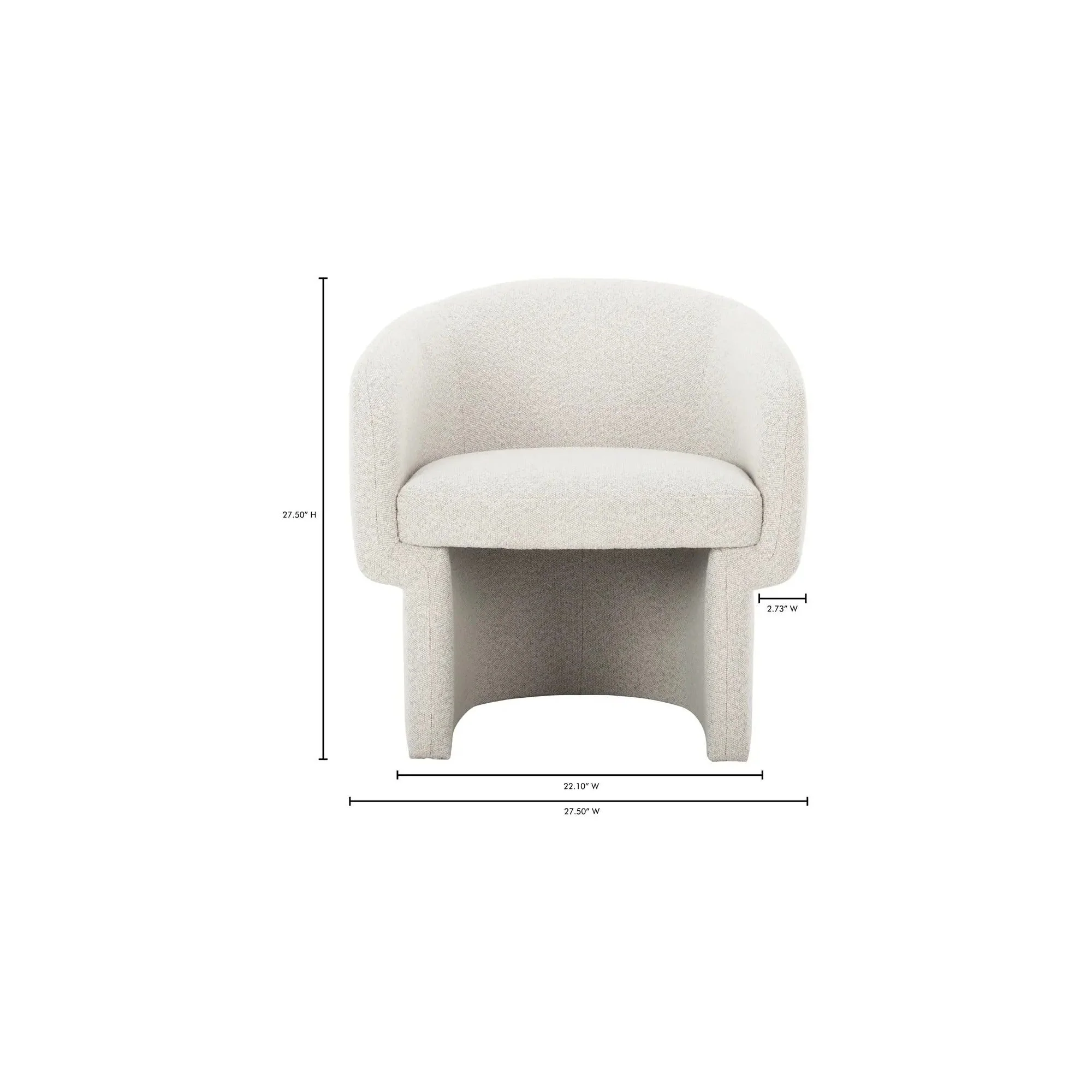 Moe's Home Collection Franco Oyster Chair - Image 10