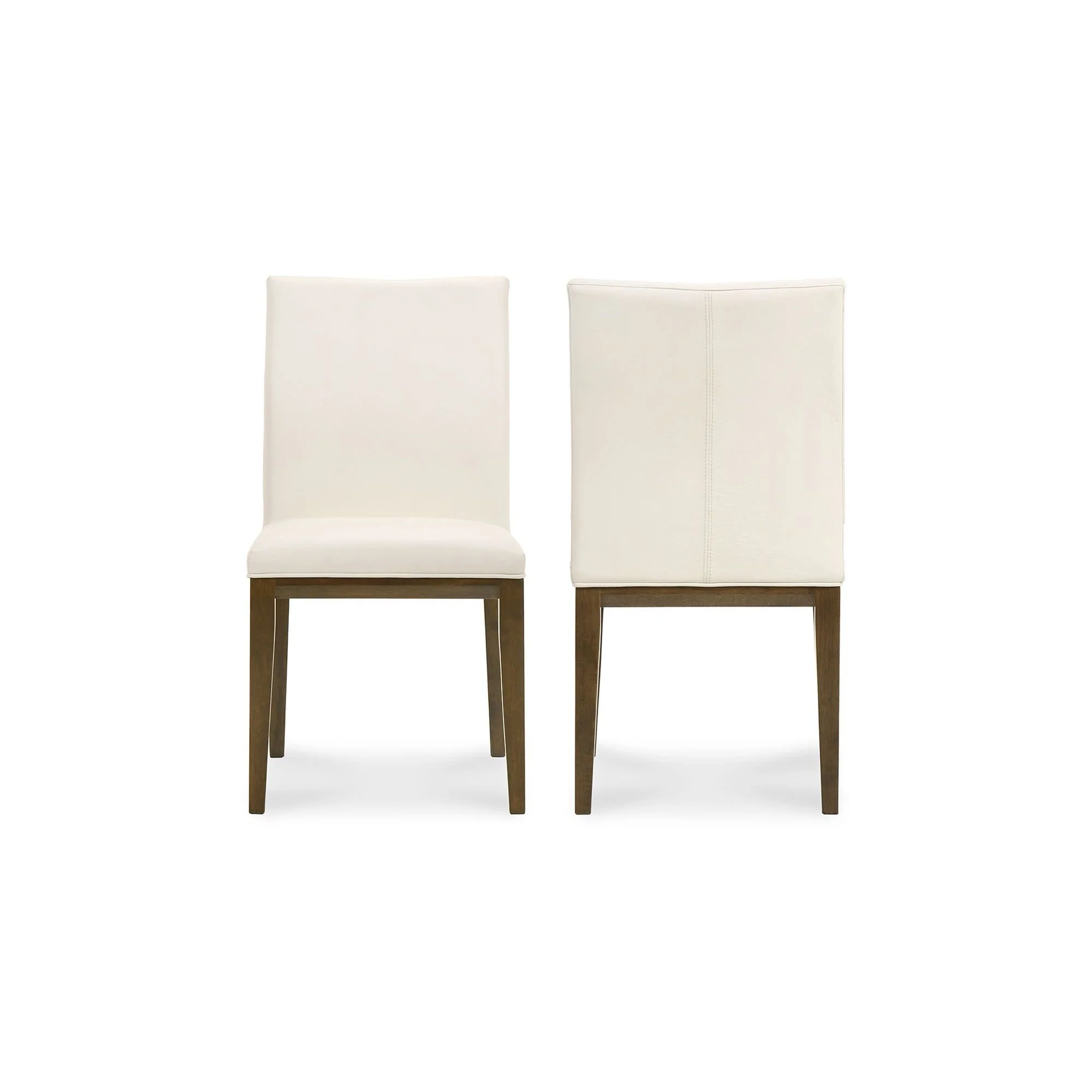 Moe's Home Frankie Dining Chair White - Set Of Two