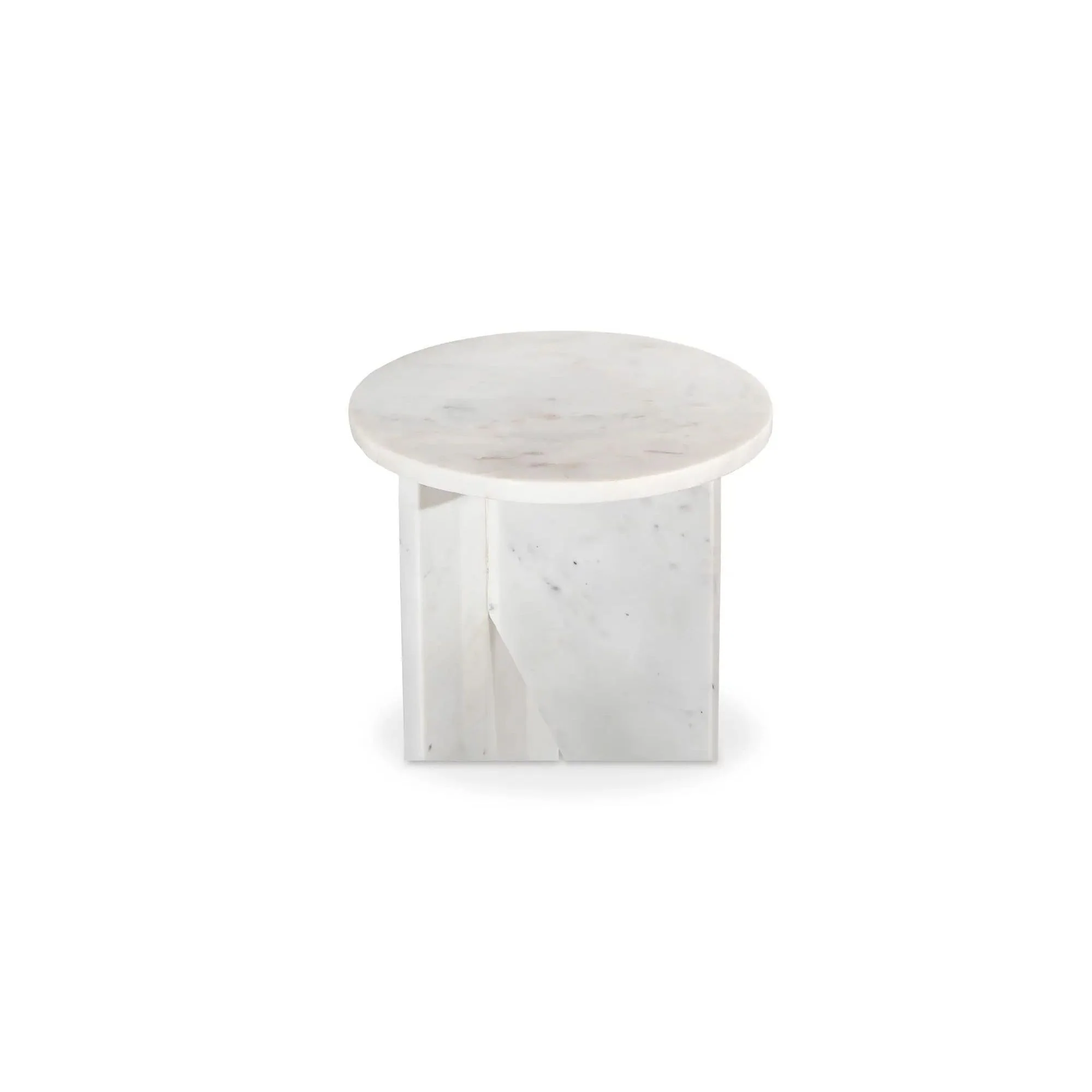 Moe's Home Collection Grace White Marble Accent Table - Image 7