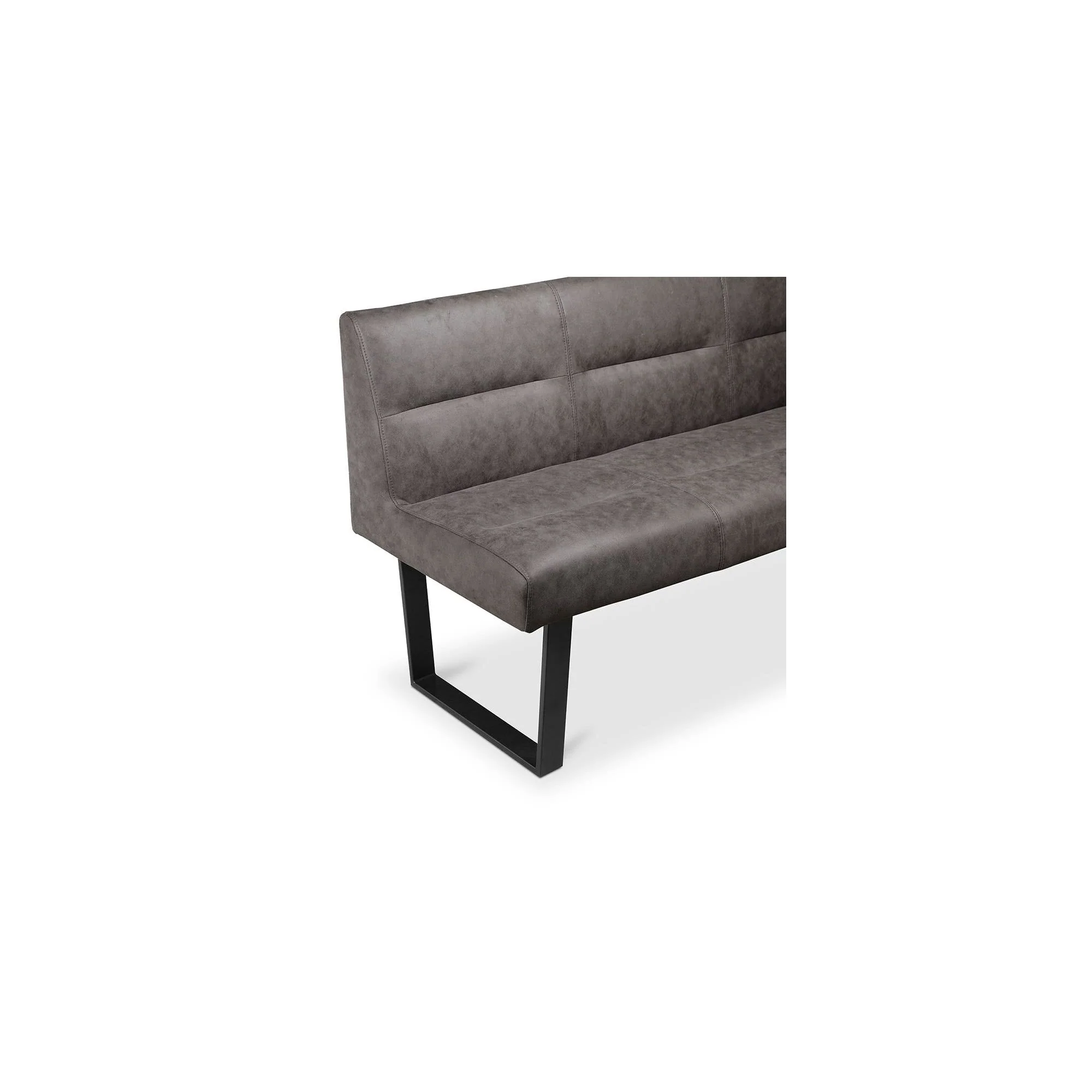 Moe's Home Hanlon Corner Bench Dark Grey - Image 5