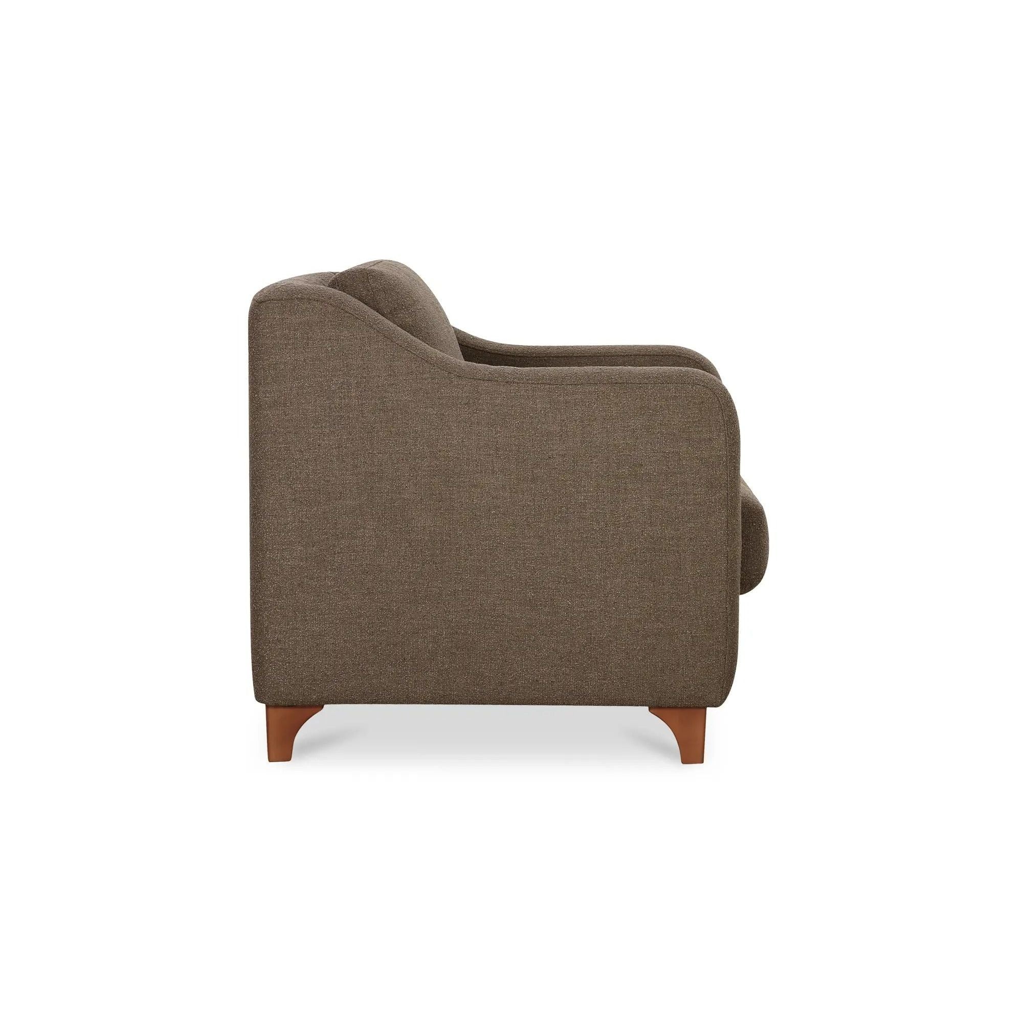 Moe's Home Collection Hewitt Warm Grey Accent Chair - Image 5
