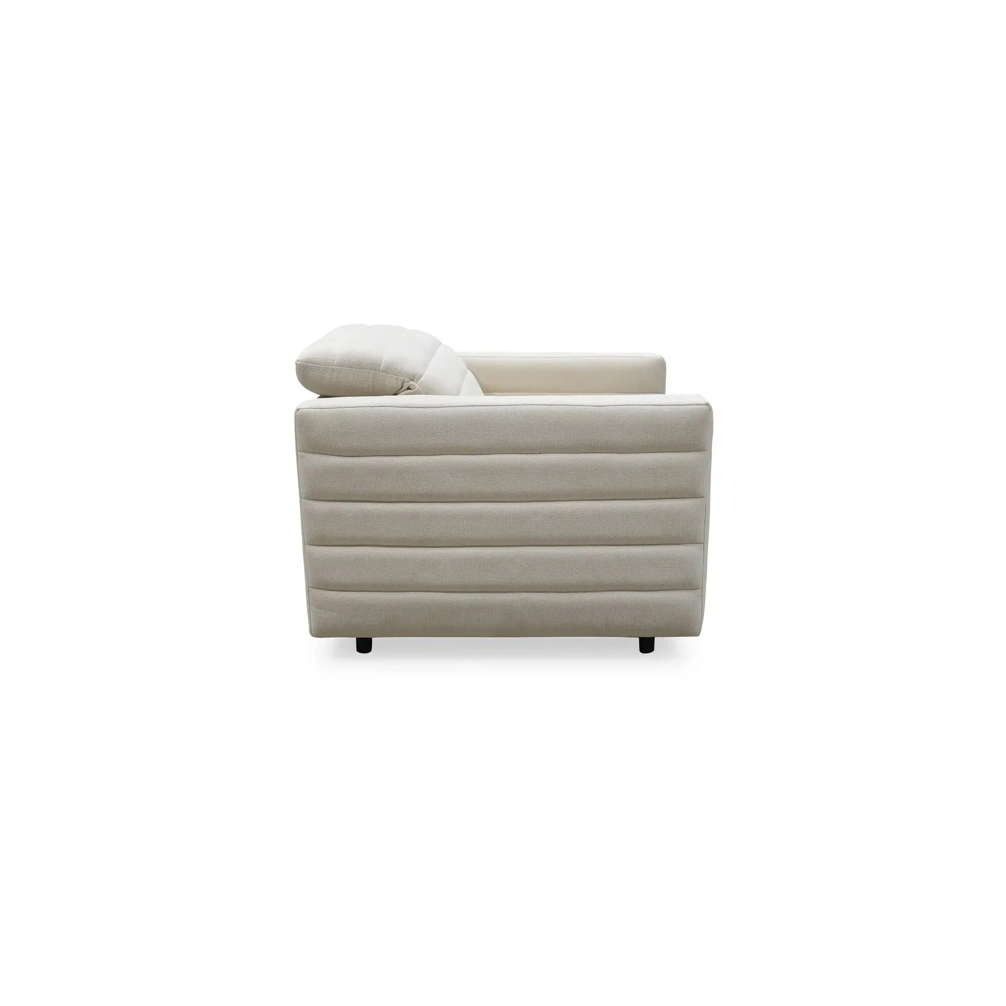 Moe's Home Collection Juno Off White Power Recliner Chair - Image 4