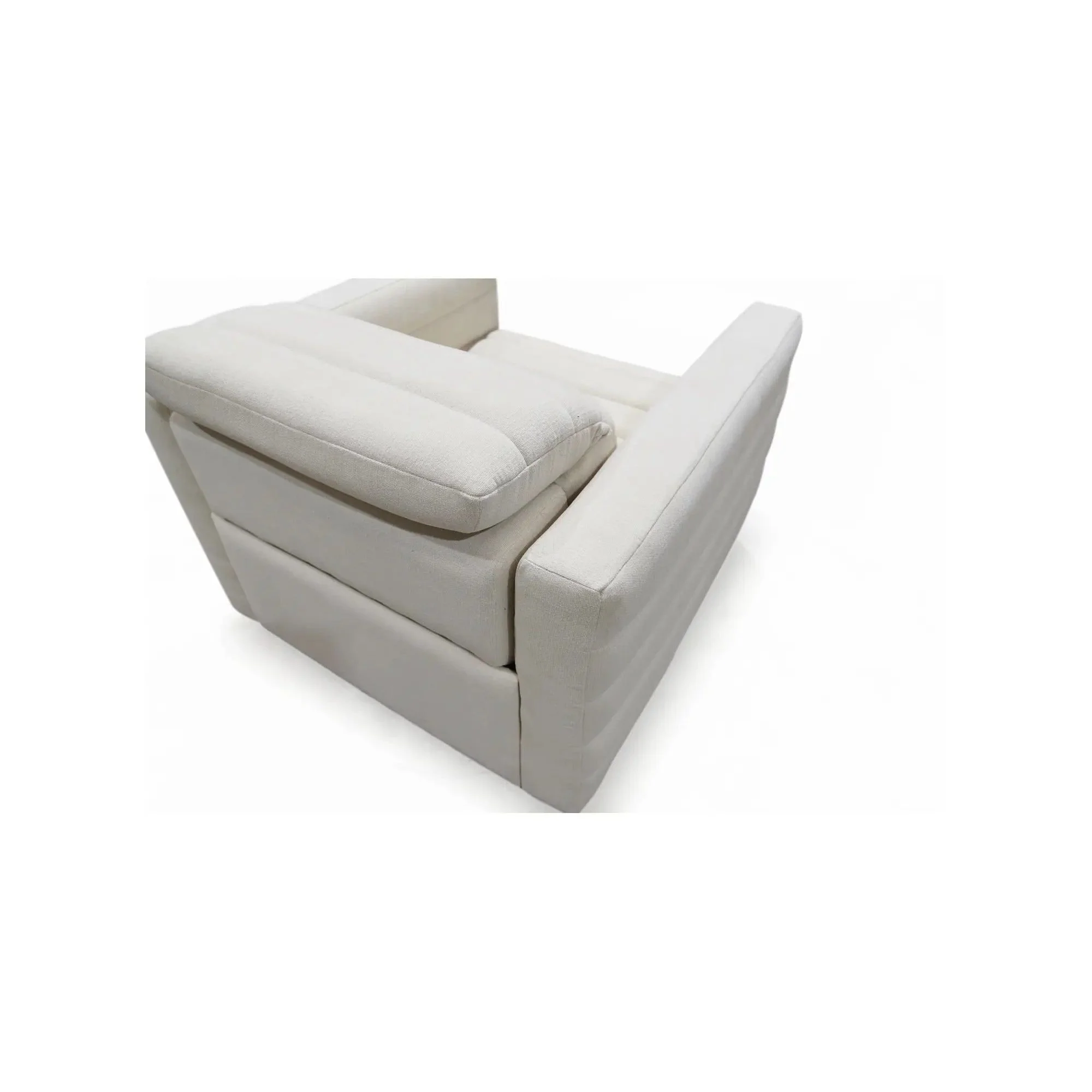 Moe's Home Collection Juno Off White Power Recliner Chair - Image 9