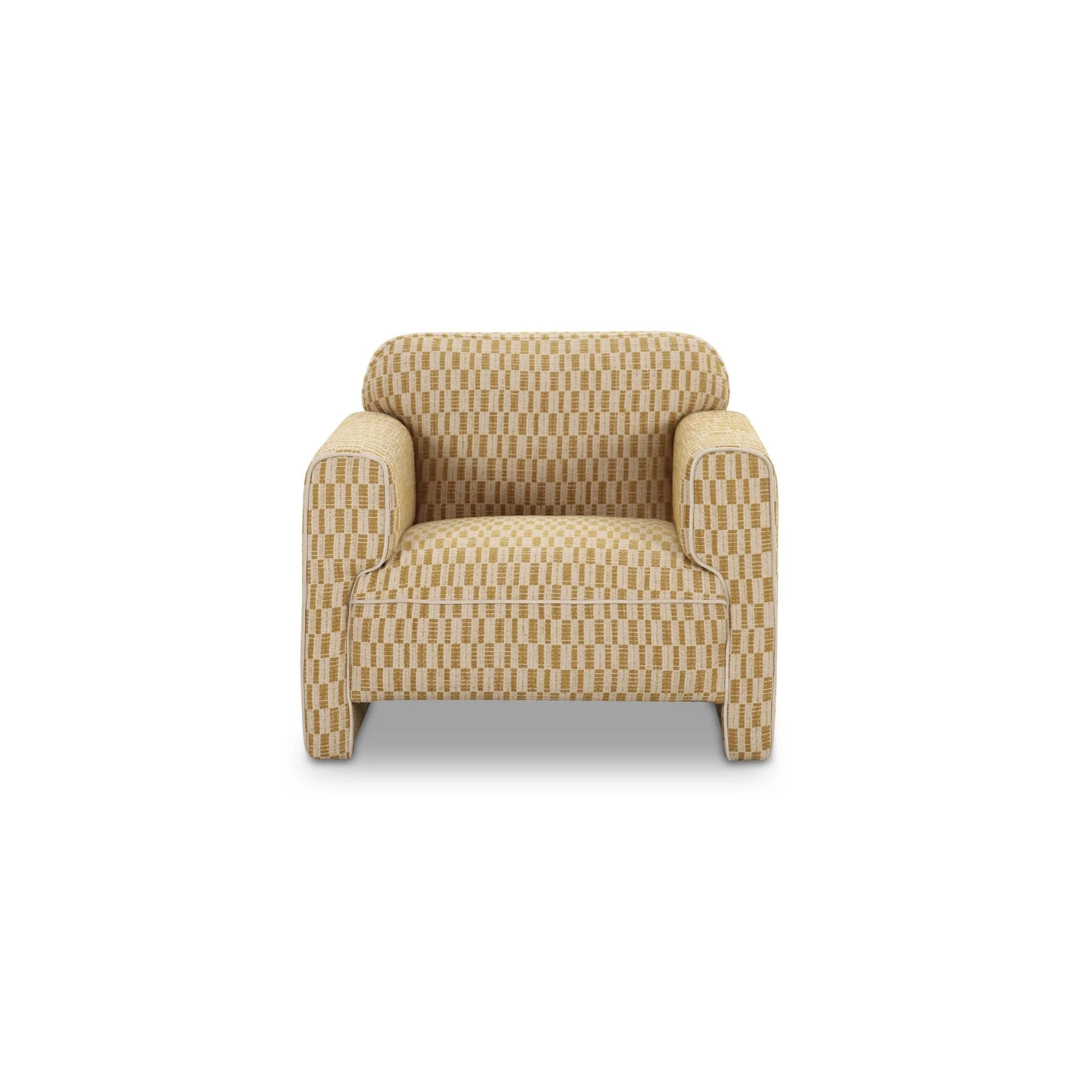 Moe's Home Collection Leo Chartreuse Accent Chair