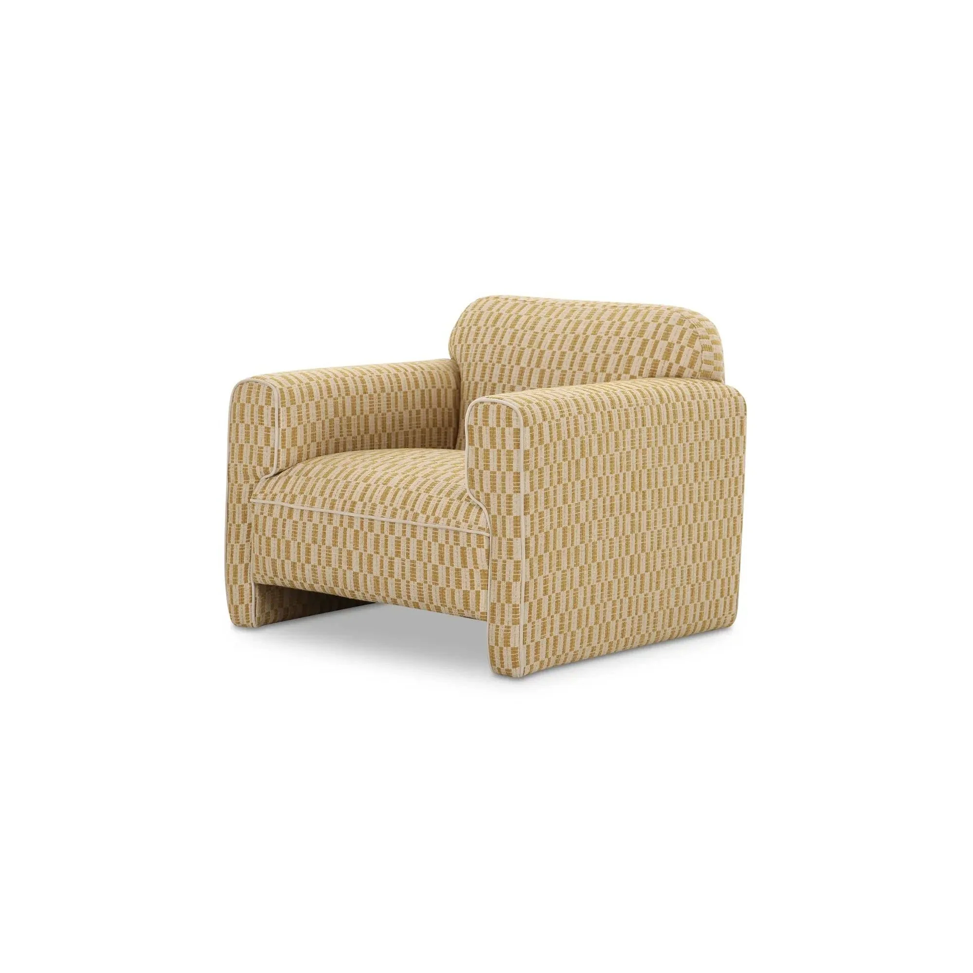 Moe's Home Collection Leo Chartreuse Accent Chair - Image 5