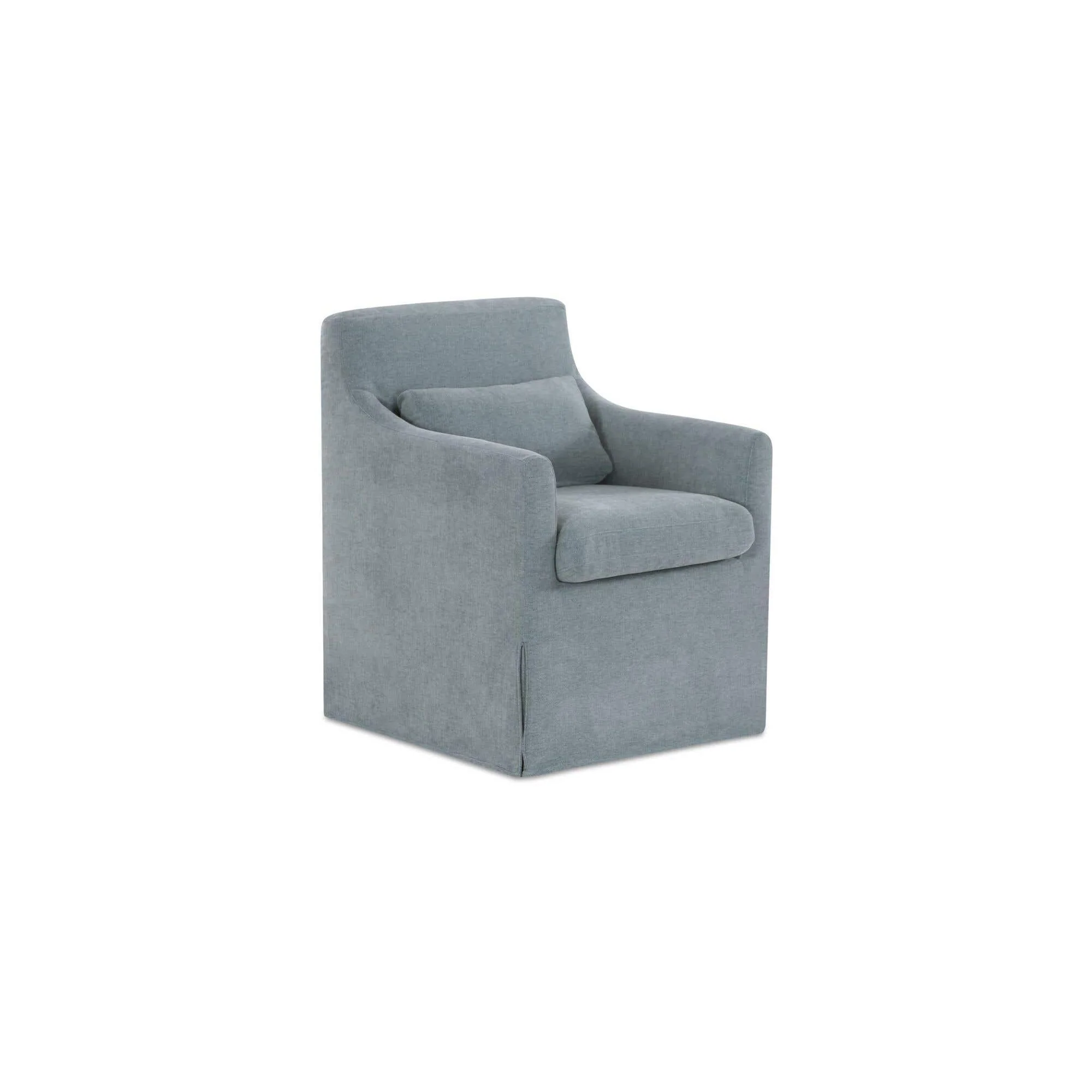 Moe's Home Lydia Slipcover Dining Chair Blue - Image 3
