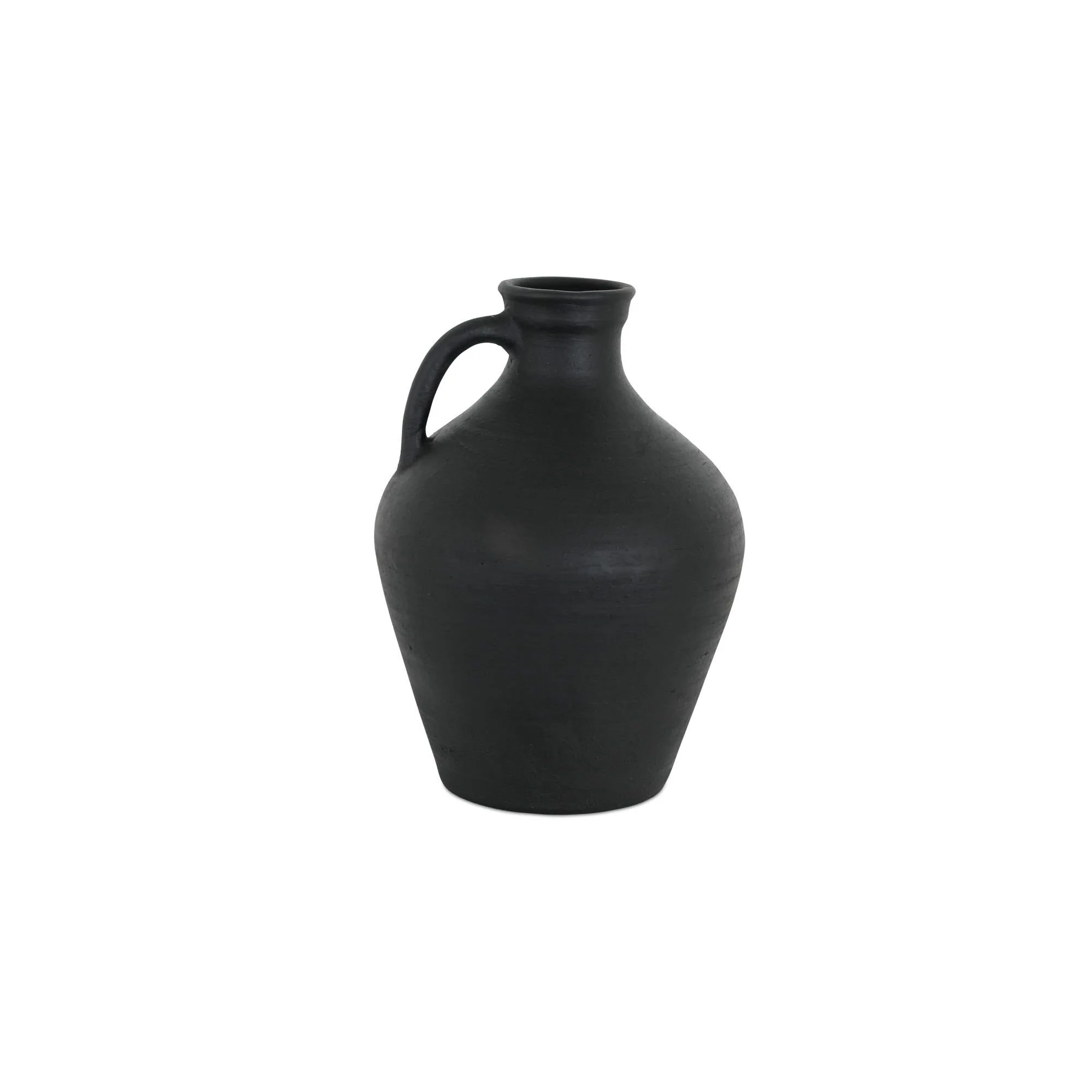 Moe's Home Lyra Vase Black Terracotta
