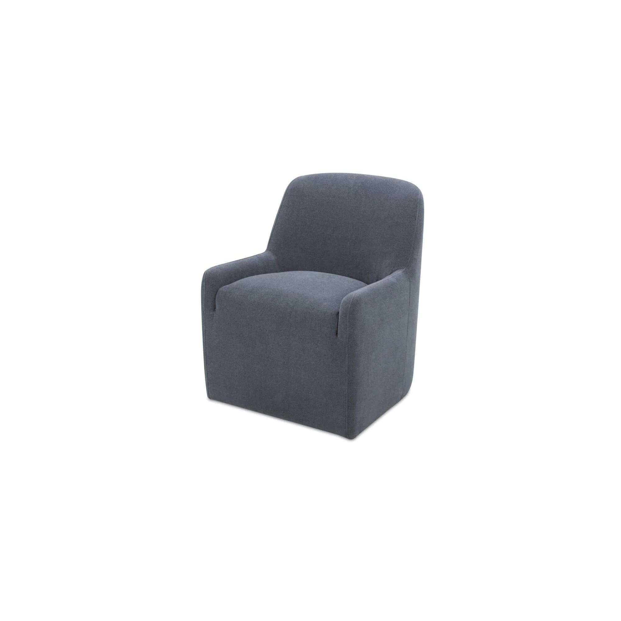 Moe's Home Maisie Rolling Dining Chair Slate Blue - Image 6