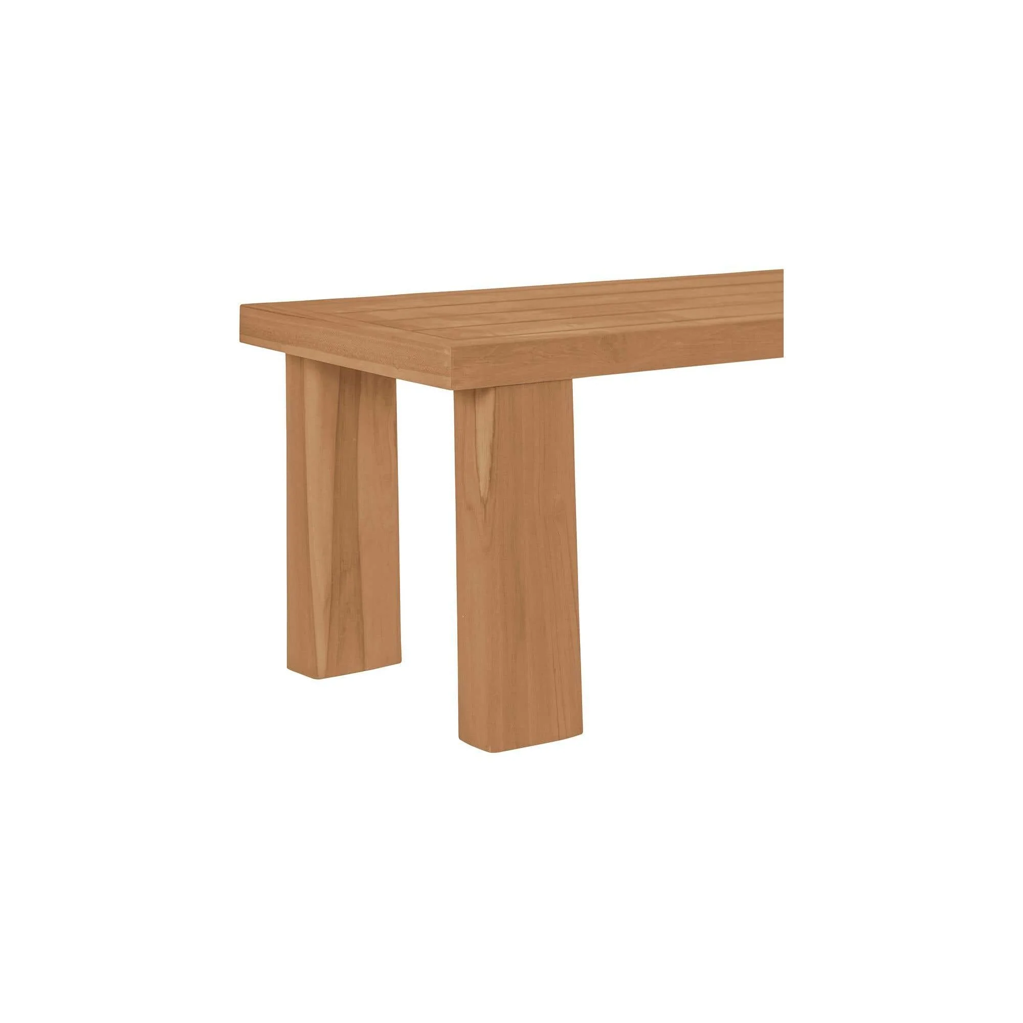 Moe's Home Marina Outdoor Dining Bench Natural - Image 5