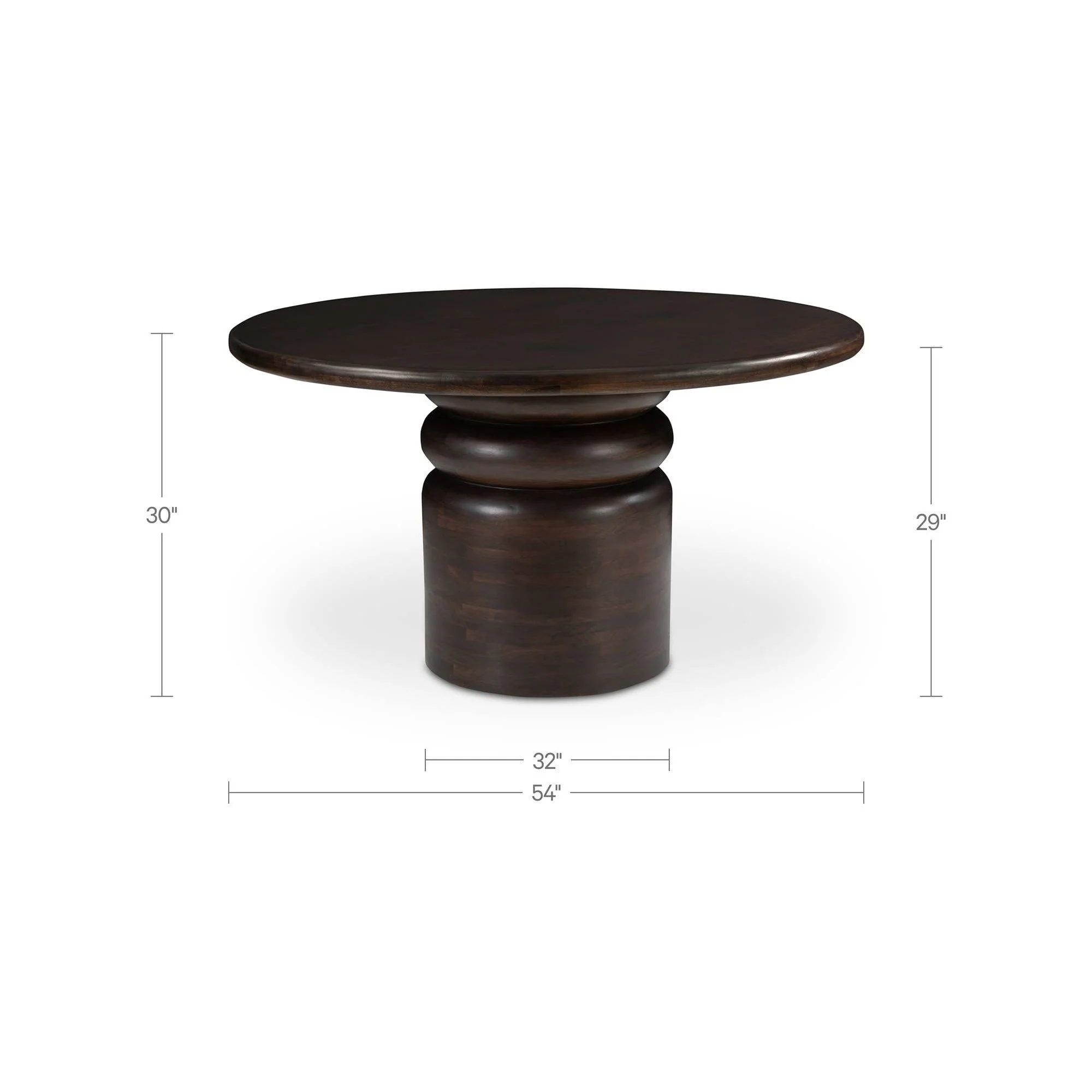Moe's Home Maro Dining Table Brown - Image 7