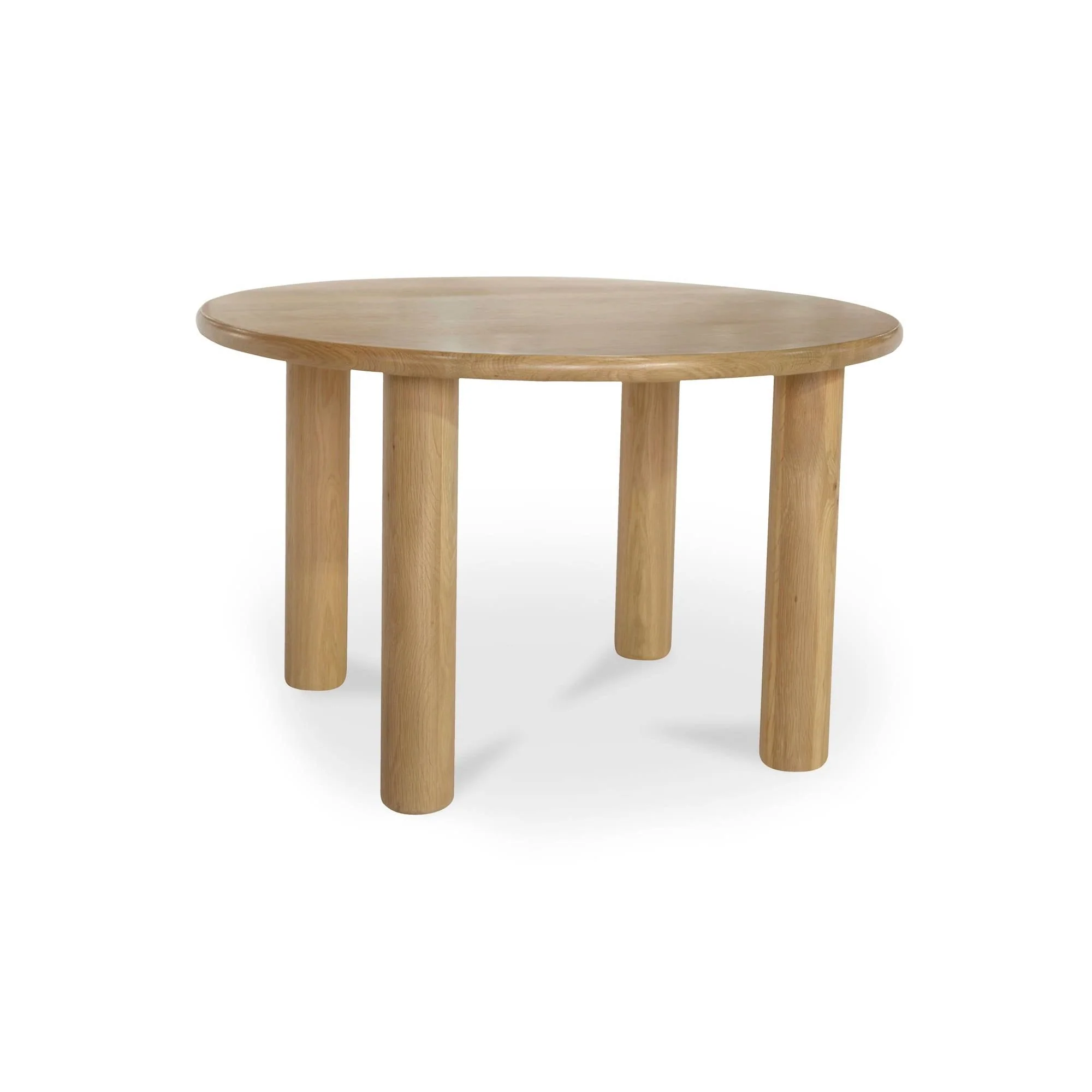Moe's Home Milo Round Dining Table Oak - Image 3