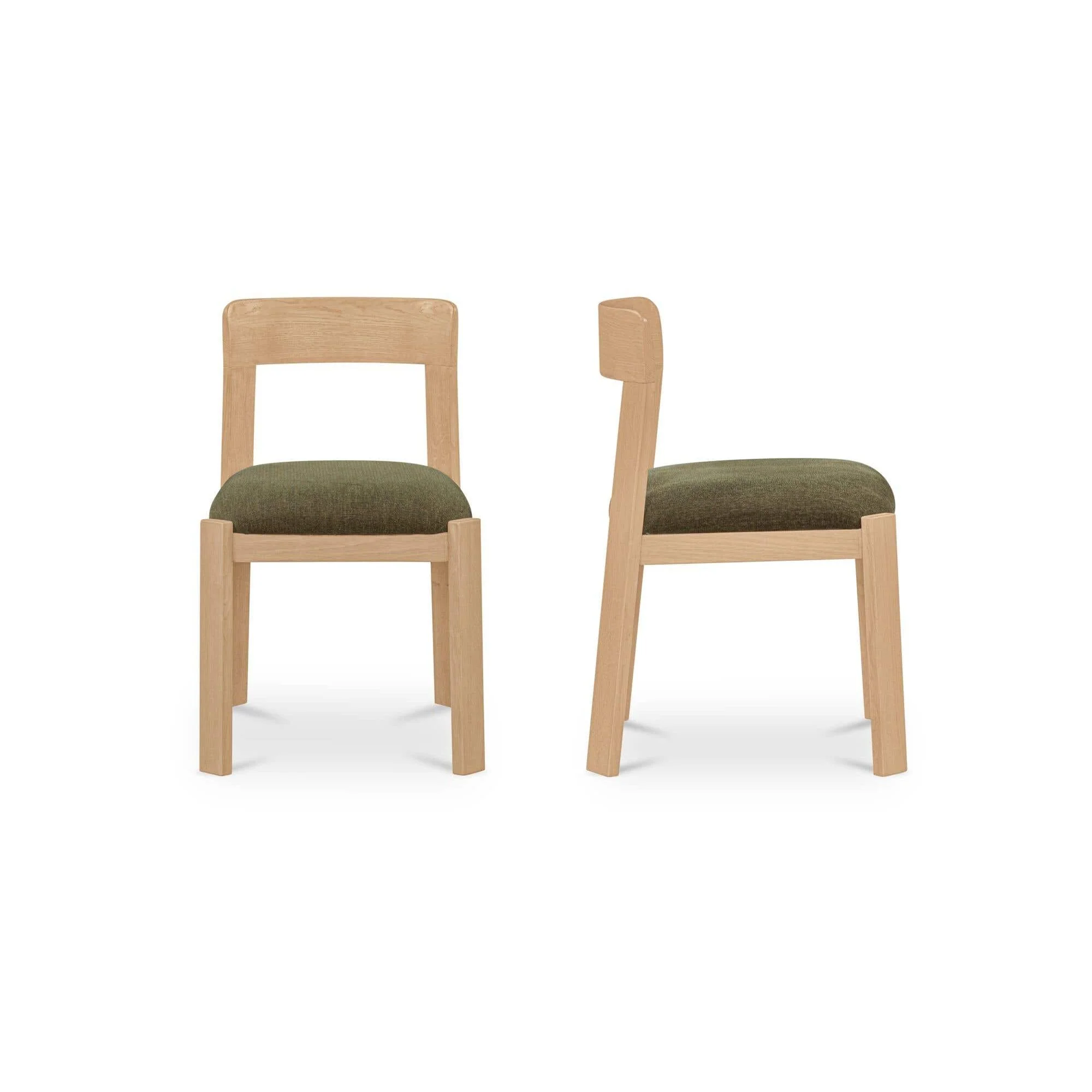 Moe's Home Oli Dining Chair Dark Green-Set of Two - Image 4