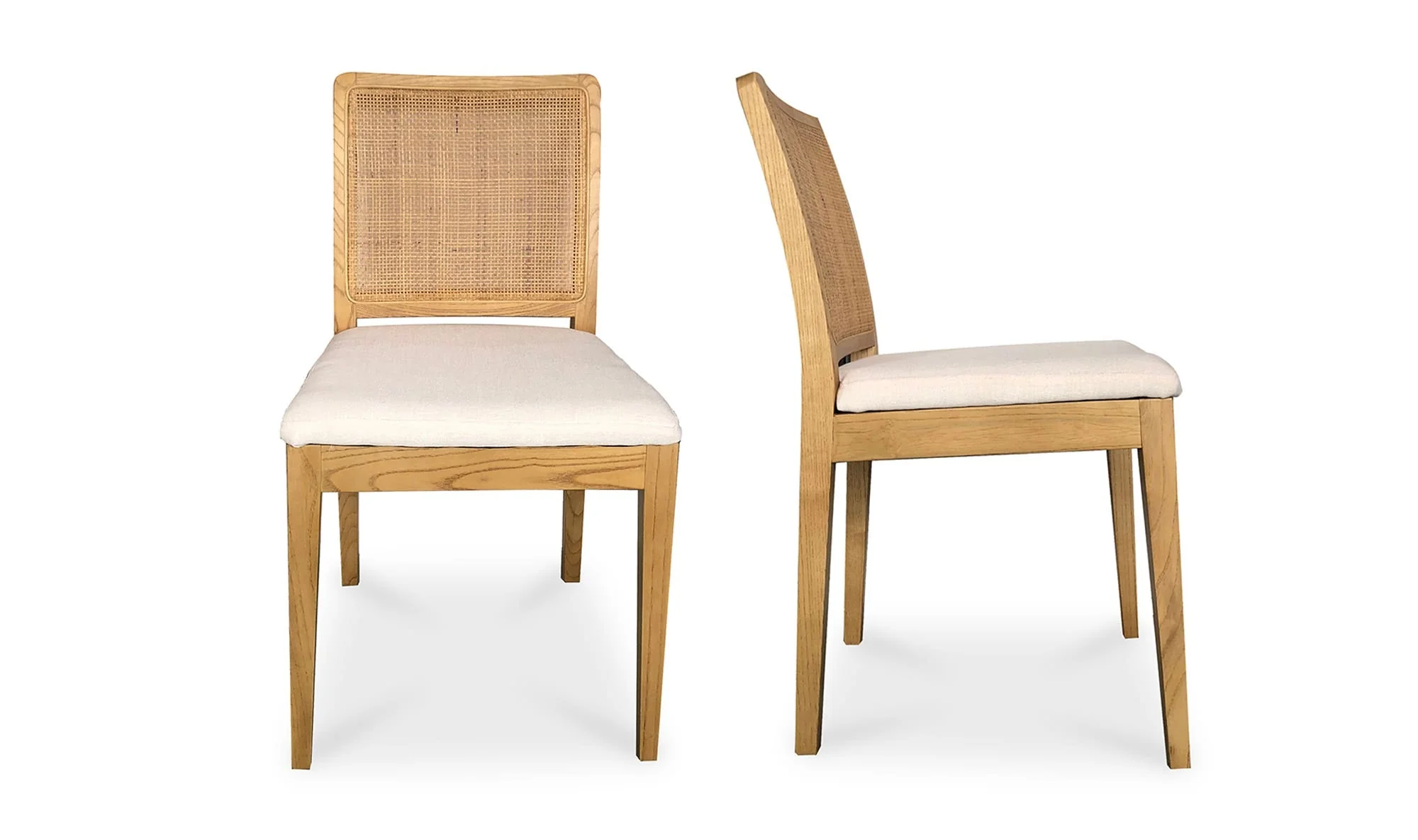 Moe's Home Orville Dining Chair Natural - Set Of Two
