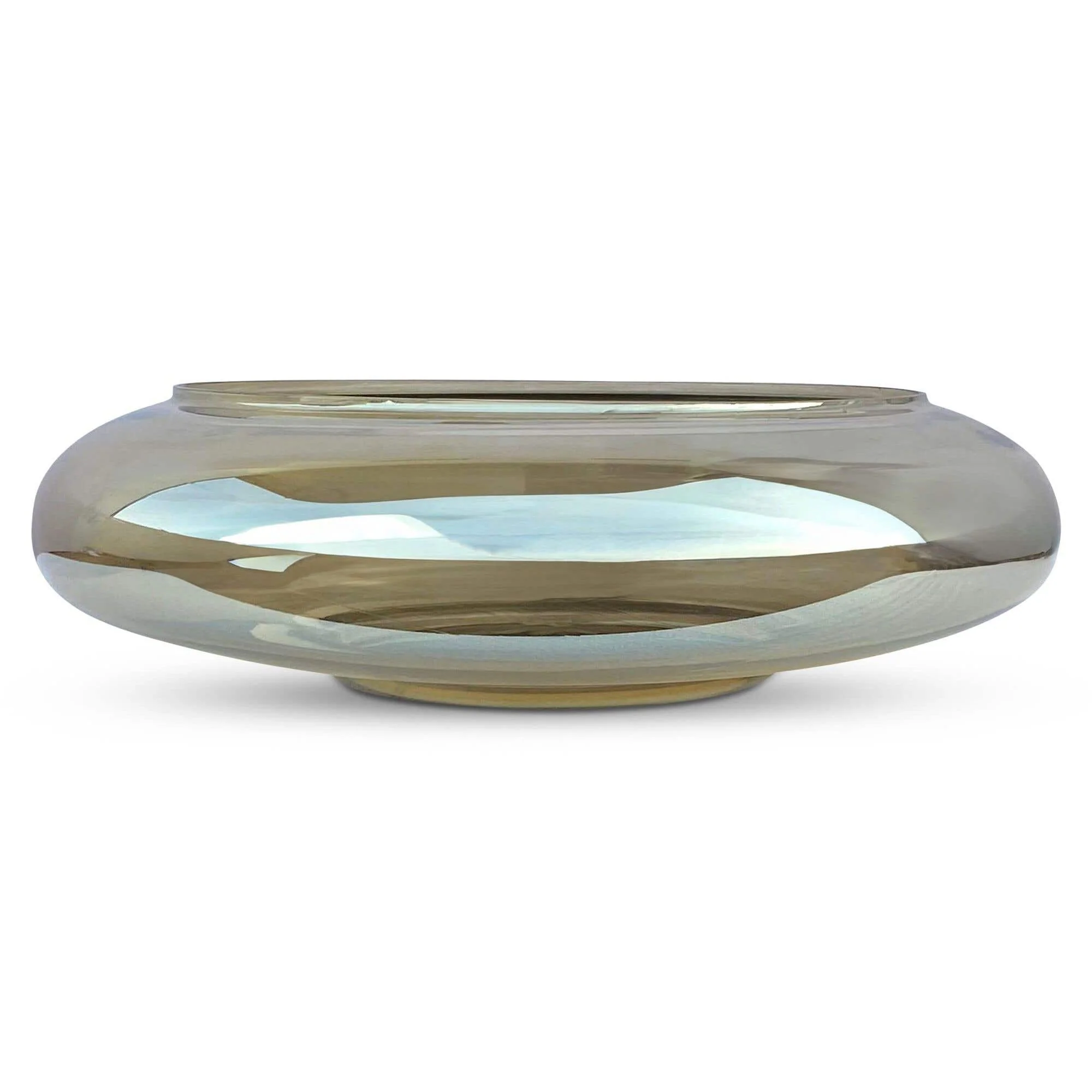 Moe's Home Polene Glass Bowl Large Smoky Brown