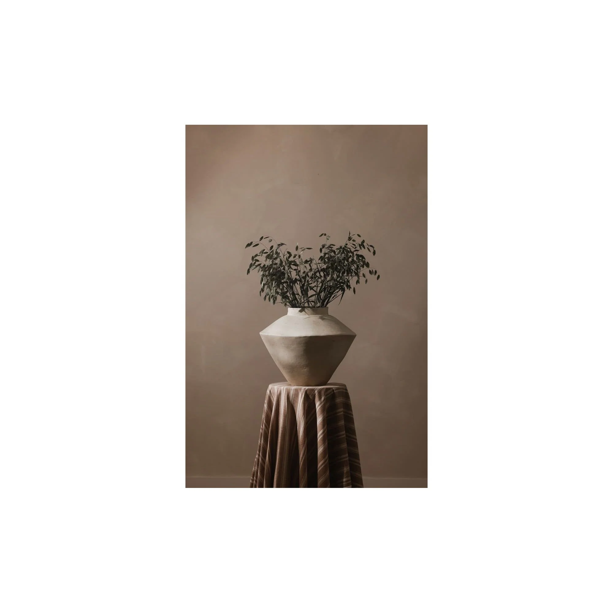 Moe's Home Raja Large Decorative Vessel Beige - Image 4