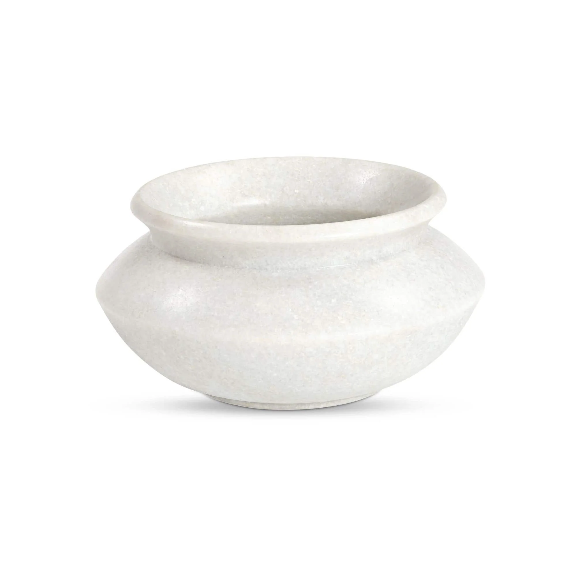 Moe's Home Romano Vessel White Marble