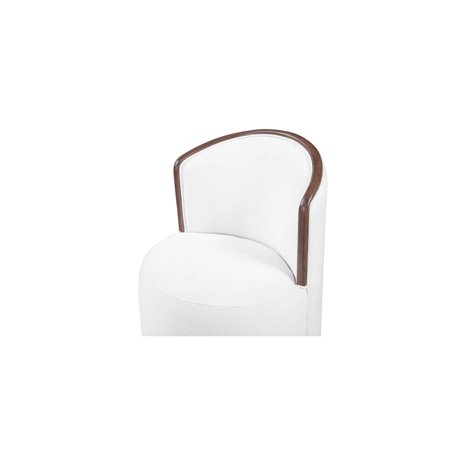 Moe's Home Rossi Swivel Dining Chair Cream - Image 4