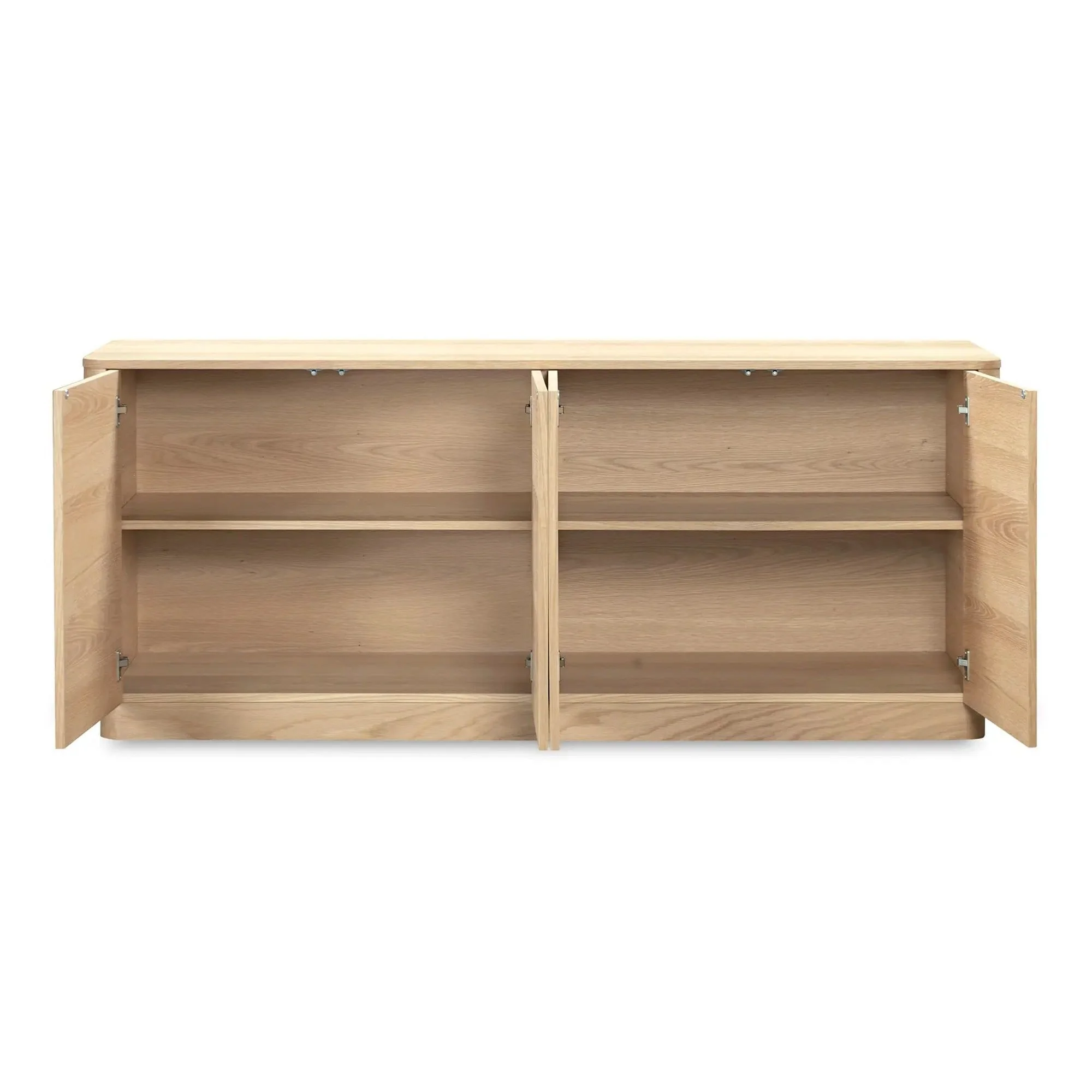 Moe's Home Collection Round Off Natural Oak Sideboard - Image 4