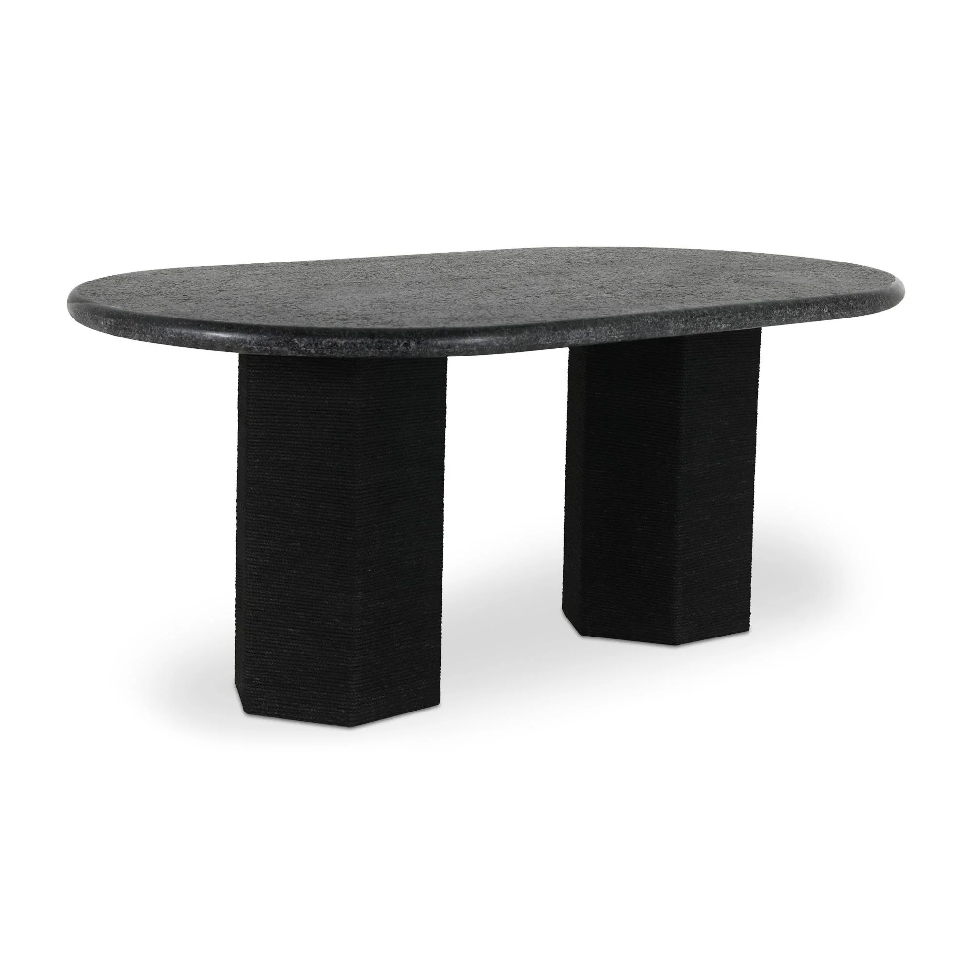 Moe's Home Sartoria Dining Table Black Granite - Image 5