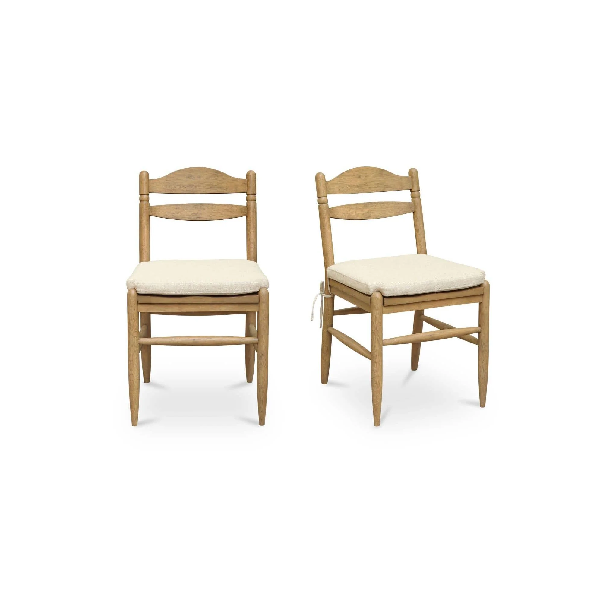 Moe's Home Tate Dining Chair Beige - Set Of Two