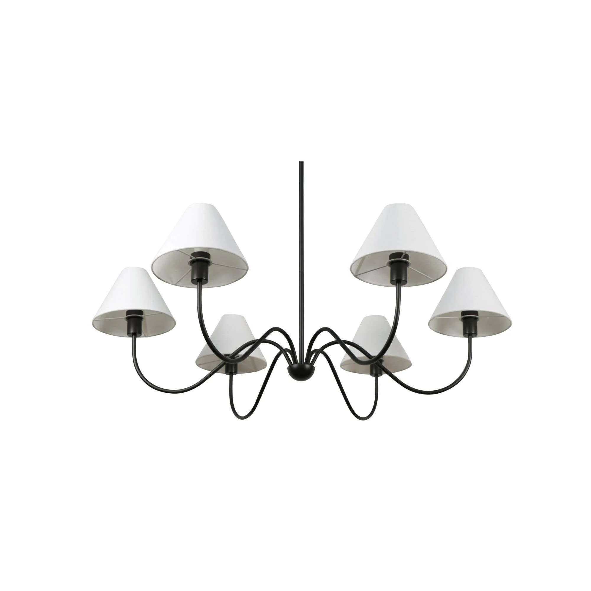 Moe's Home Whitney Chandelier Blackened Bronze - Image 3