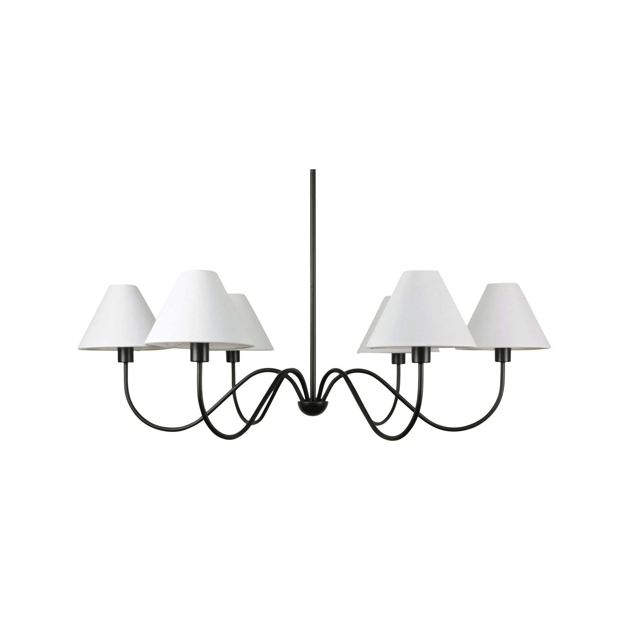Moe's Home Whitney Chandelier Blackened Bronze - Image 7