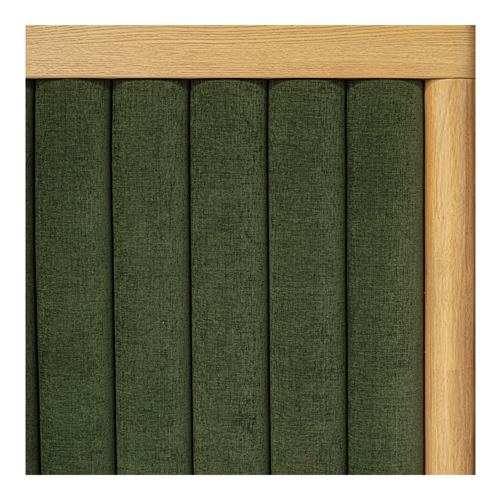 Moe's Home Collection Nina Green Upholstered King Size Bed - Image 7