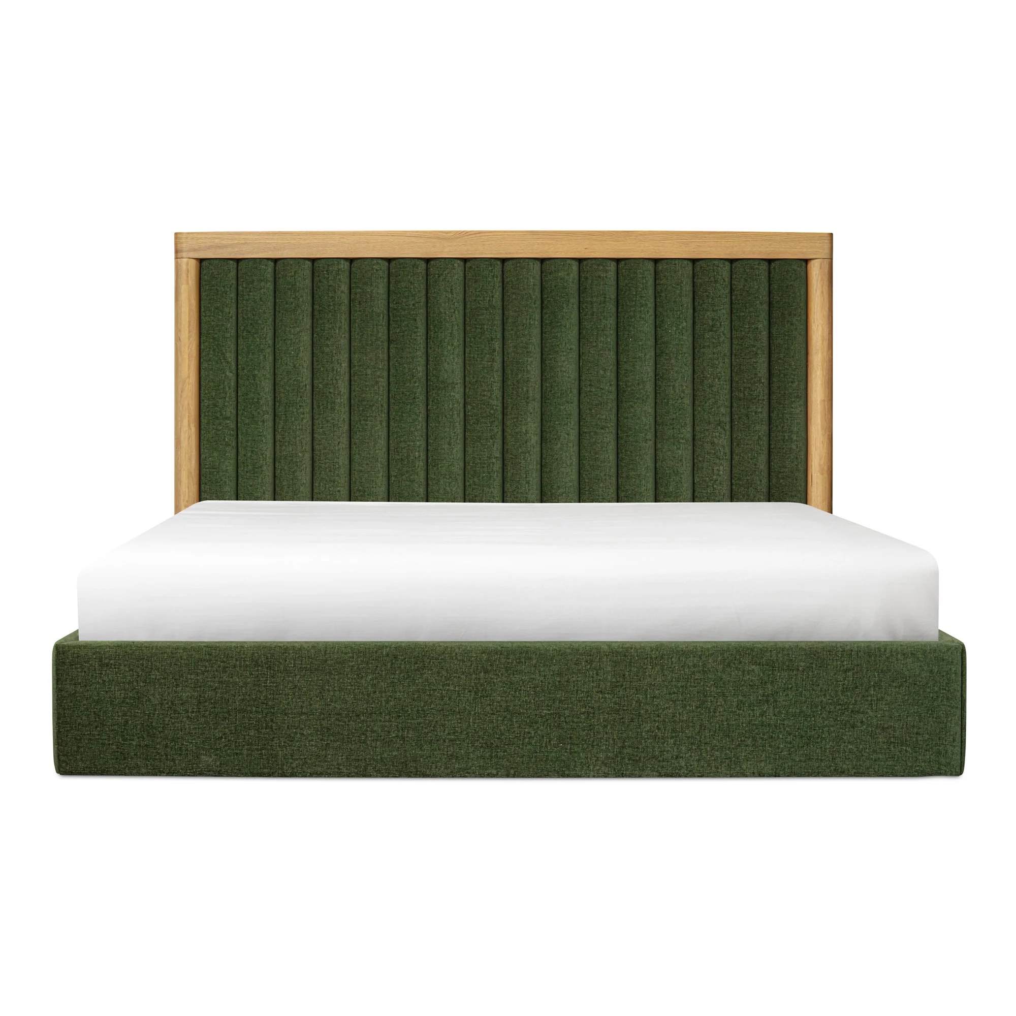 Moe's Home Collection Nina Green Upholstered Queen Size Bed