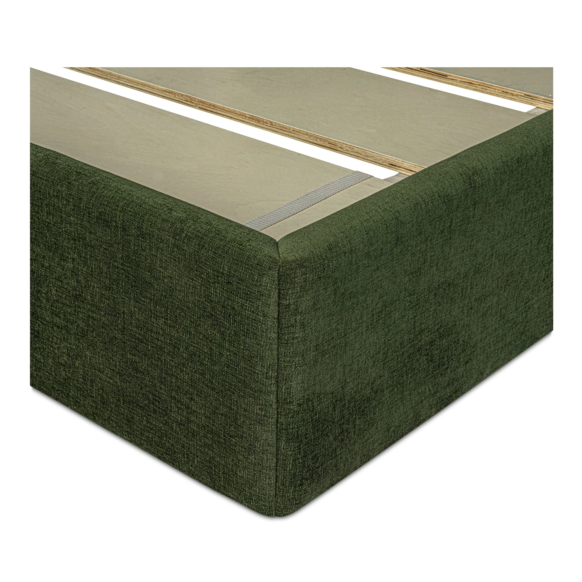 Moe's Home Collection Nina Green Upholstered Queen Size Bed - Image 10