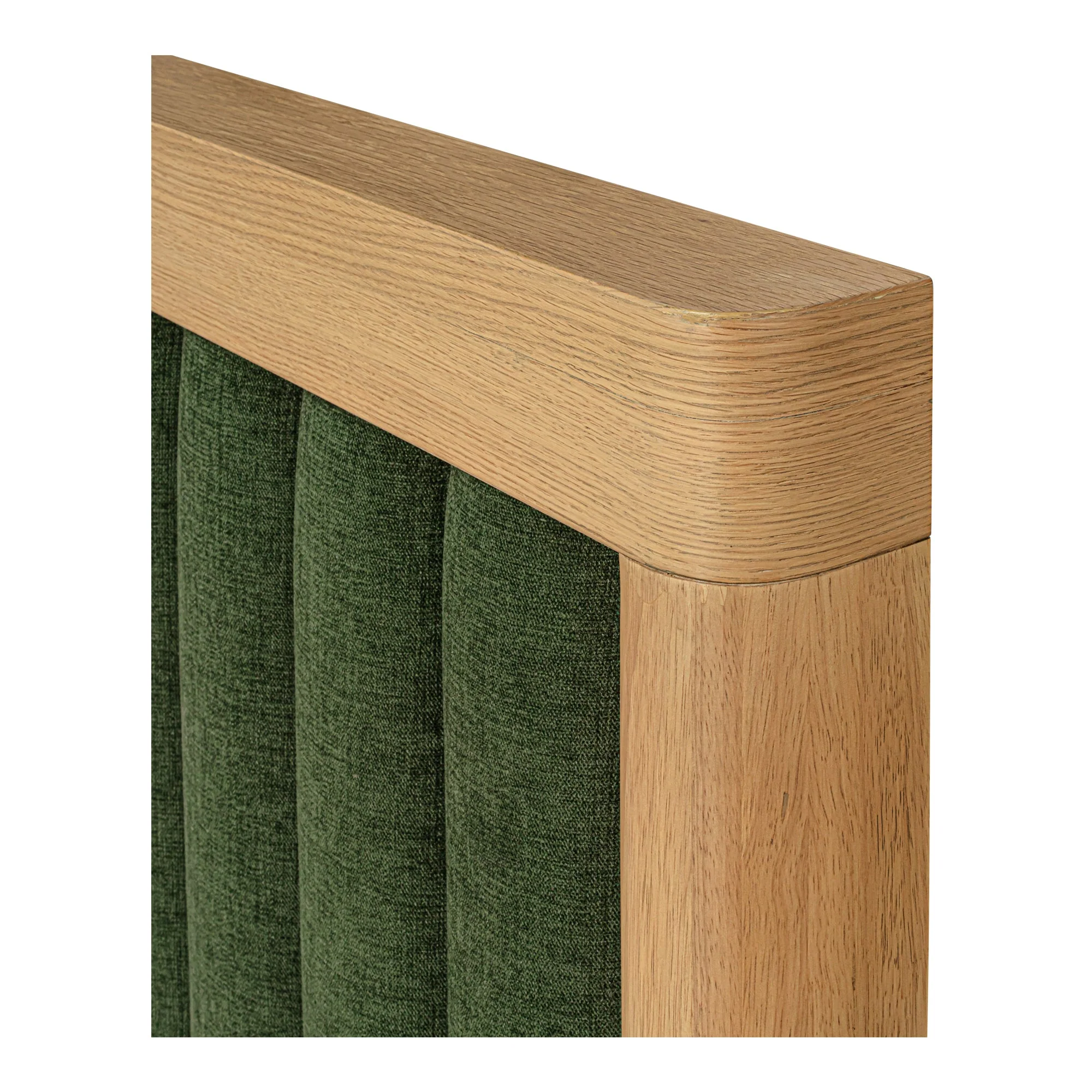Moe's Home Collection Nina Green Upholstered Queen Size Bed - Image 8