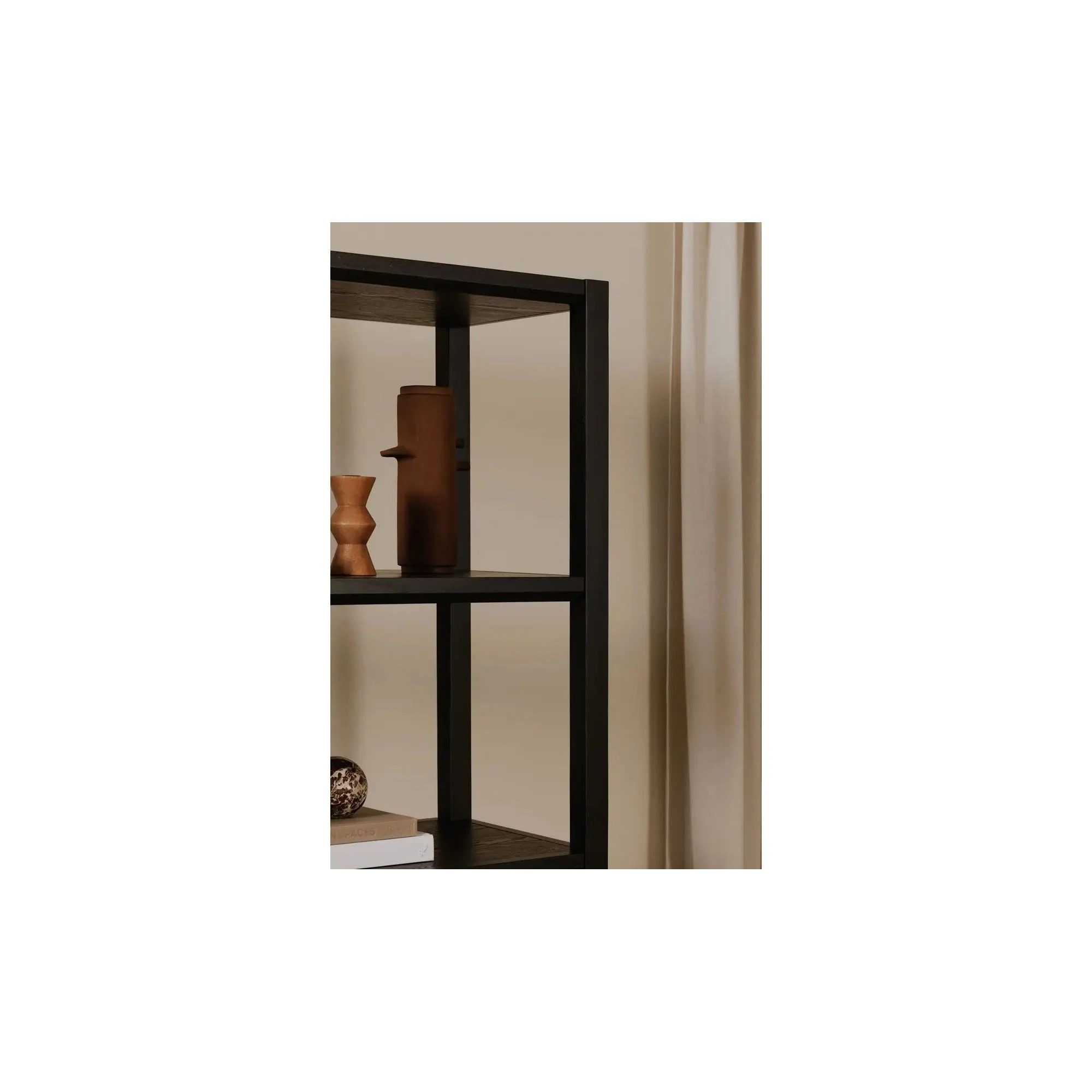Moe’s Home Collection Nolan Black Bookcase - Image 3