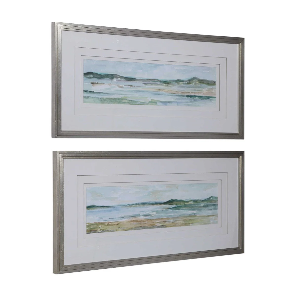 Uttermost Panoramic Seascape Set of 2 Framed Prints - Image 4
