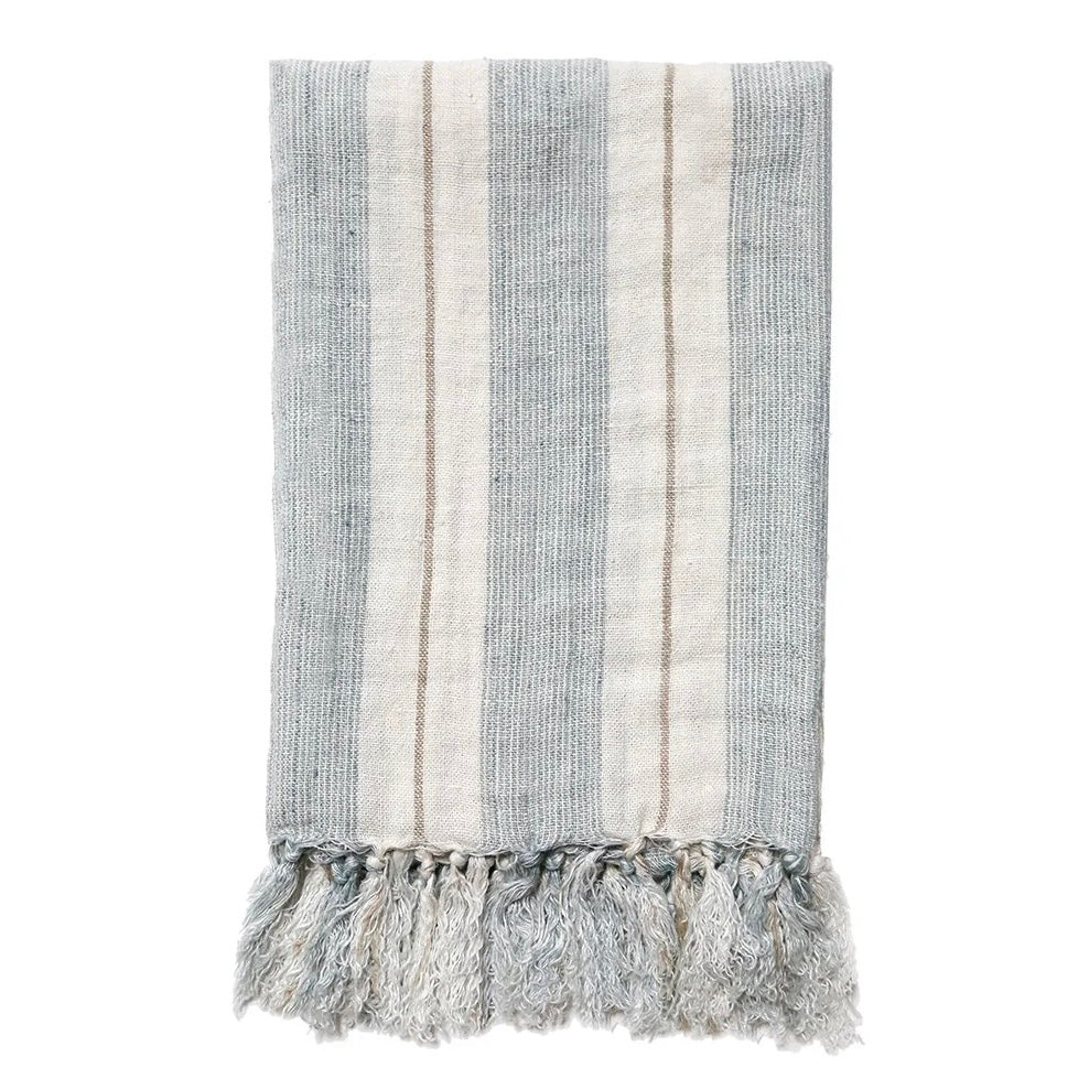 Pom Pom at Home Laguna Linen Striped Throw Blanket ~ Available in 2 Colors - Image 4
