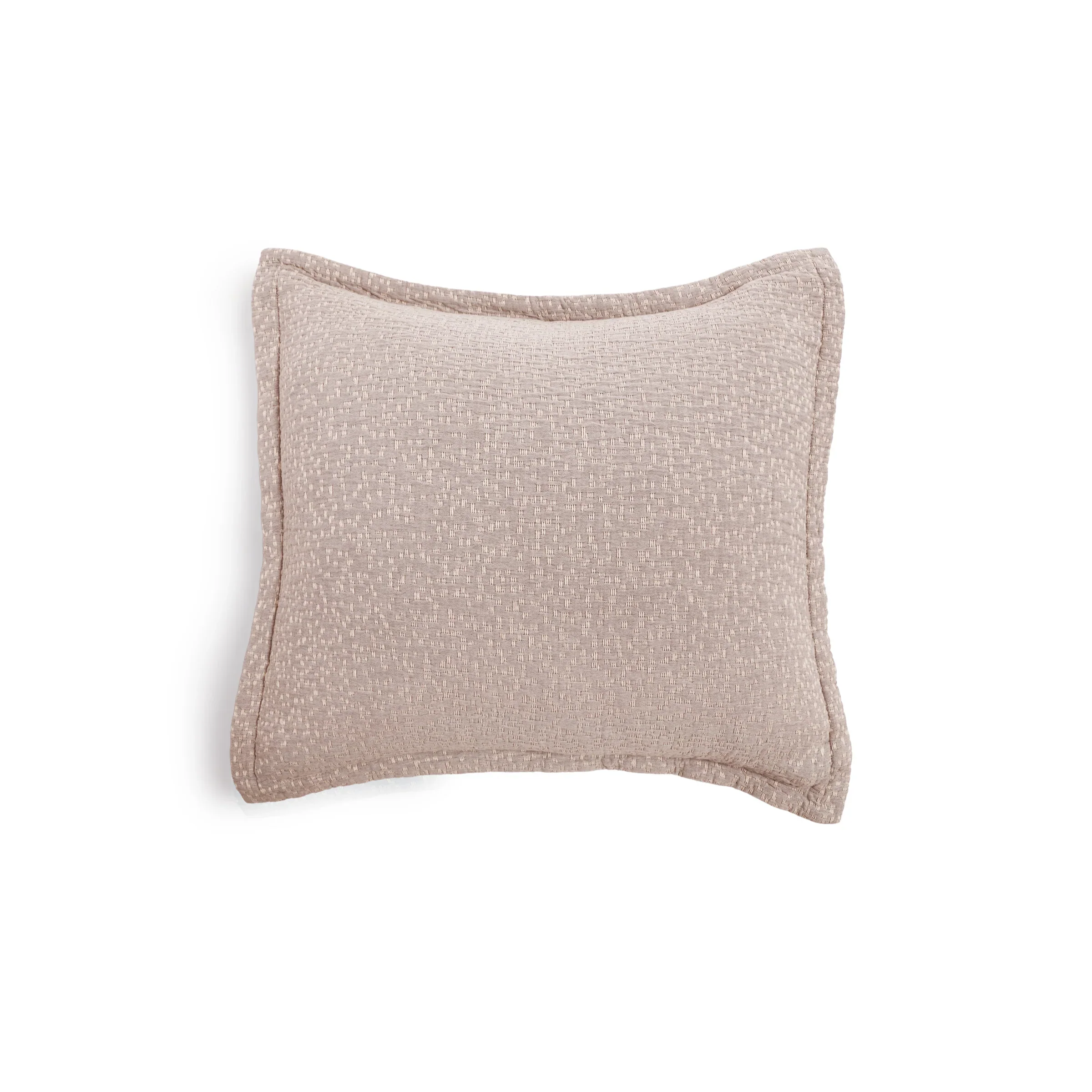 Pom Pom at Home Malibu Matelasse 20 x 20 Pillow with Insert ~ Washed Terra Cotta