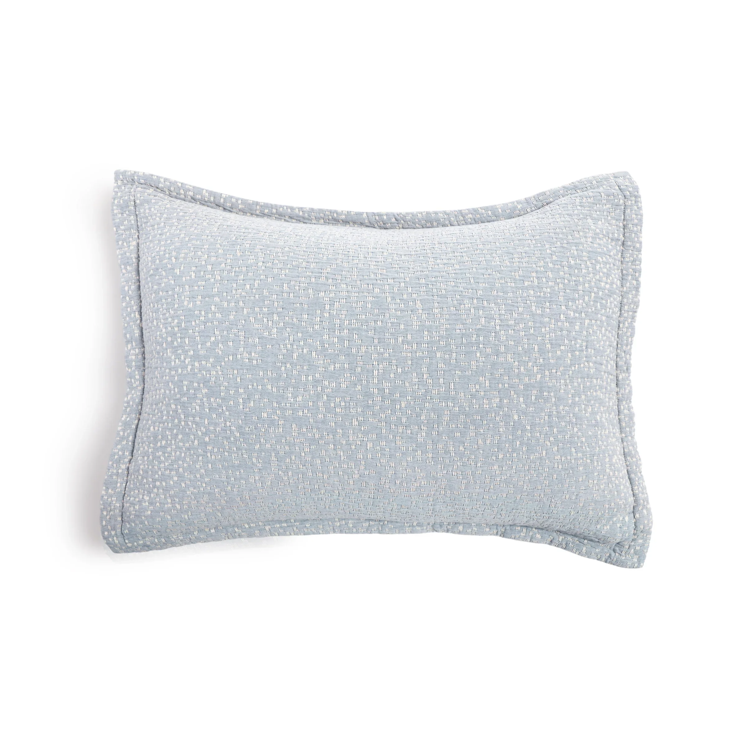 Pom Pom at Home Malibu Matelasse 20 x 27 Standard Sham ~ Light Blue